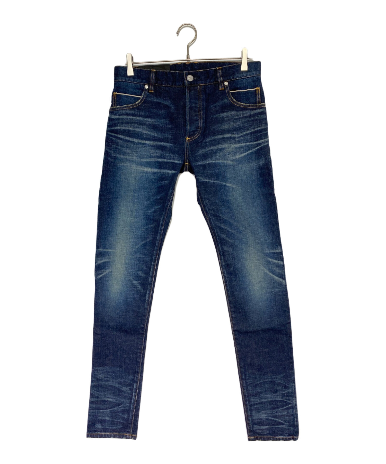 中古・古着通販】BALMAIN (バルマン) デニムスキニーパンツ インディゴ 