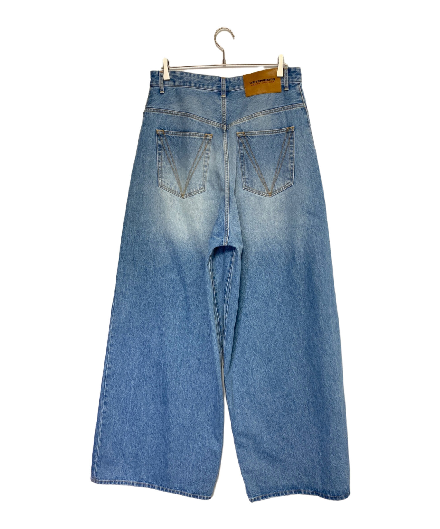 中古・古着通販】VETEMENTS (ヴェトモン) BIG SHAPE DENIM PANTS