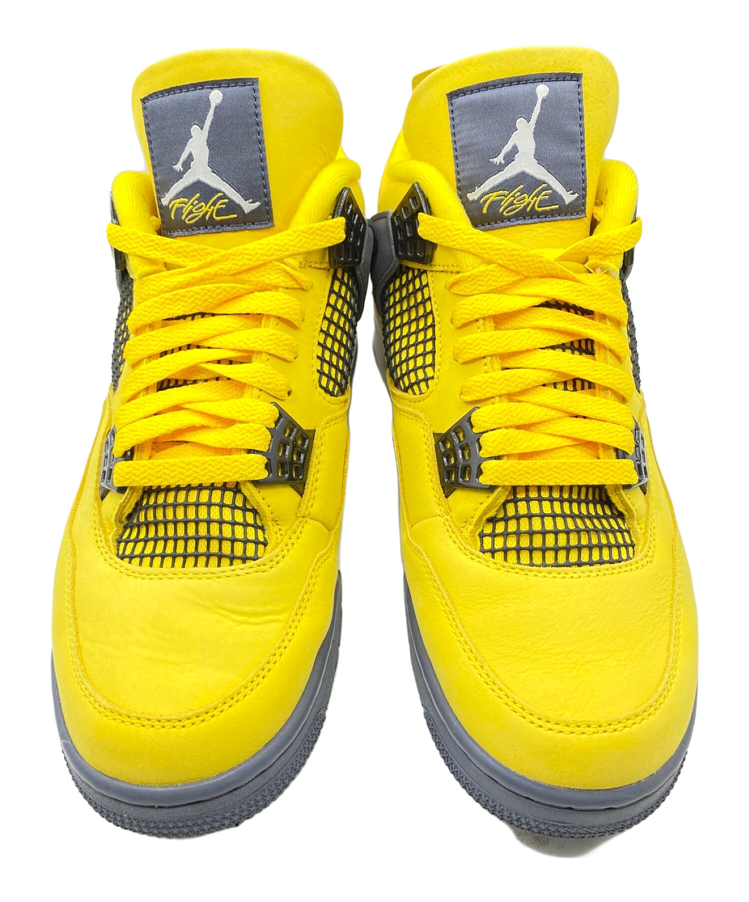 中古・古着通販】NIKE (ナイキ) Air Jordan 4 イエロー サイズ:28cm 