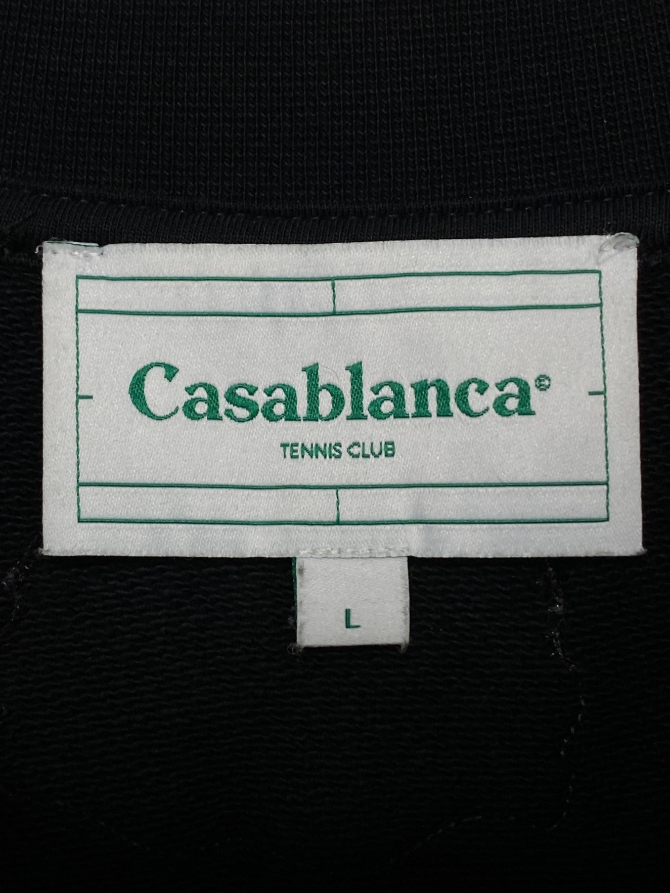 中古・古着通販】CASABLANCA (カサブランカ) スウェット ブラック