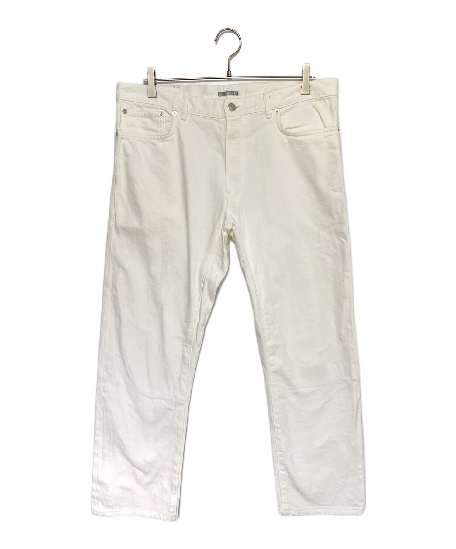 中古・古着通販】Dior (ディオール) デニムパンツ ホワイト サイズ:34