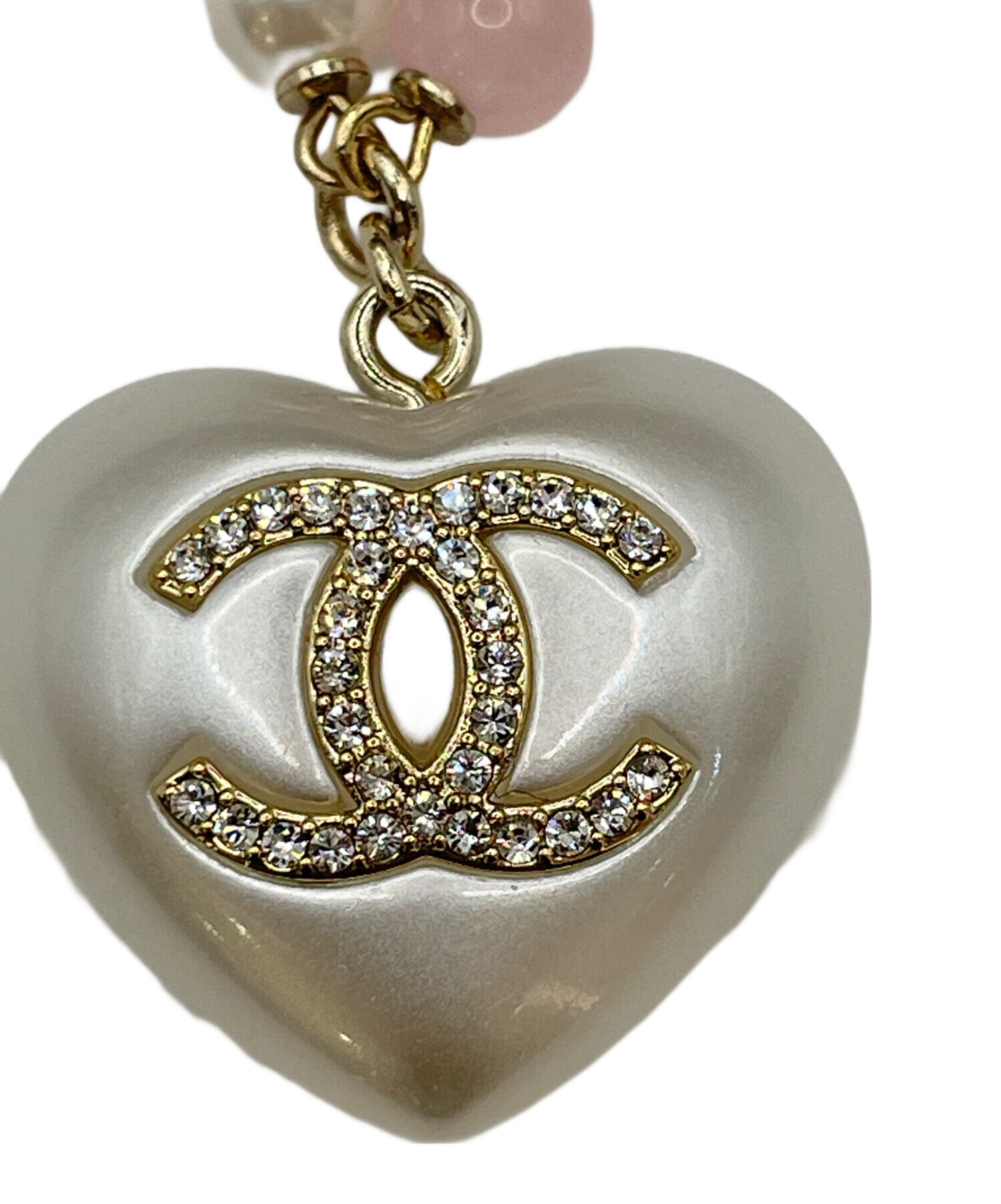 中古・古着通販】CHANEL (シャネル) ハートモチーフネックレス