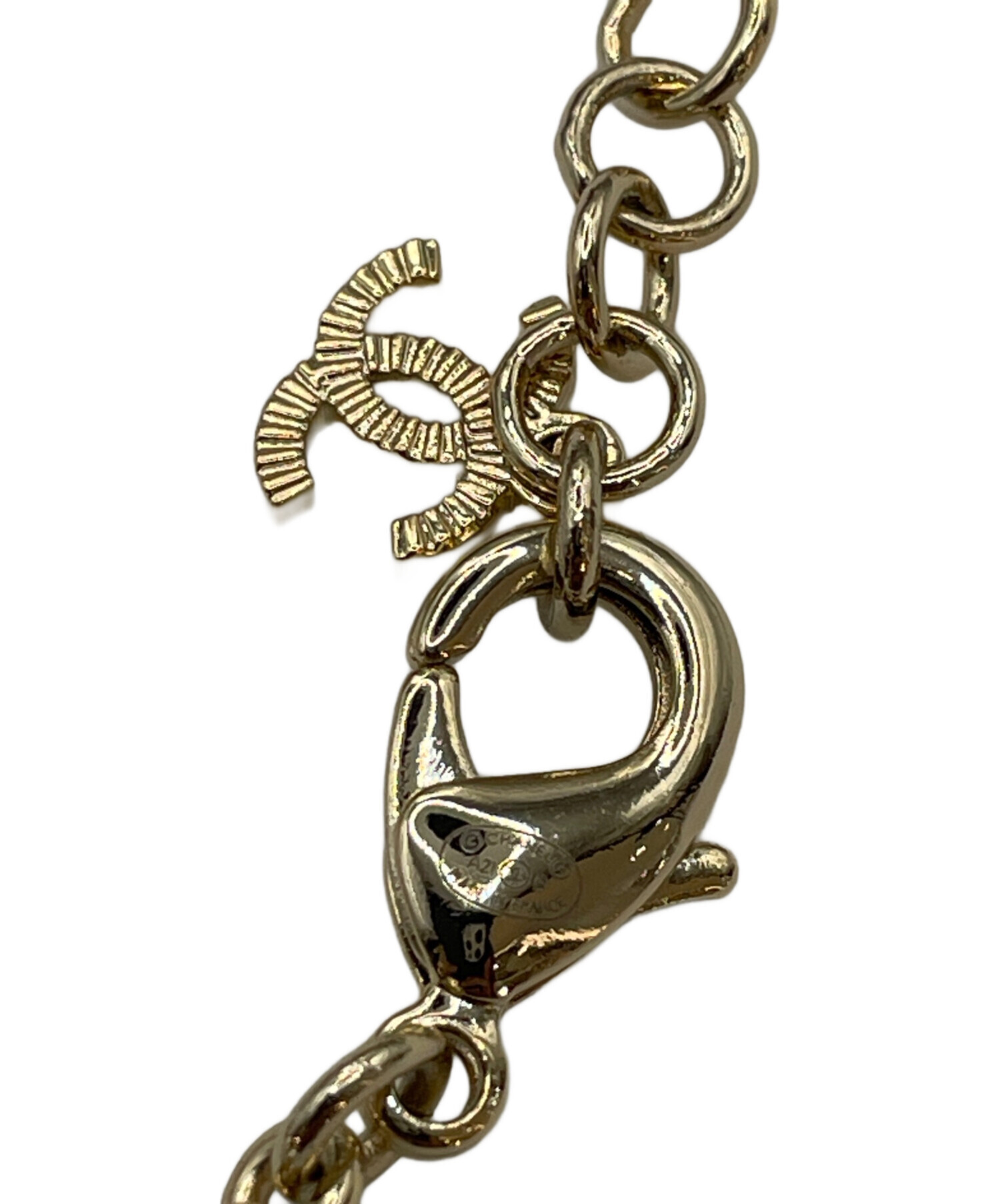 中古・古着通販】CHANEL (シャネル) ハートモチーフネックレス