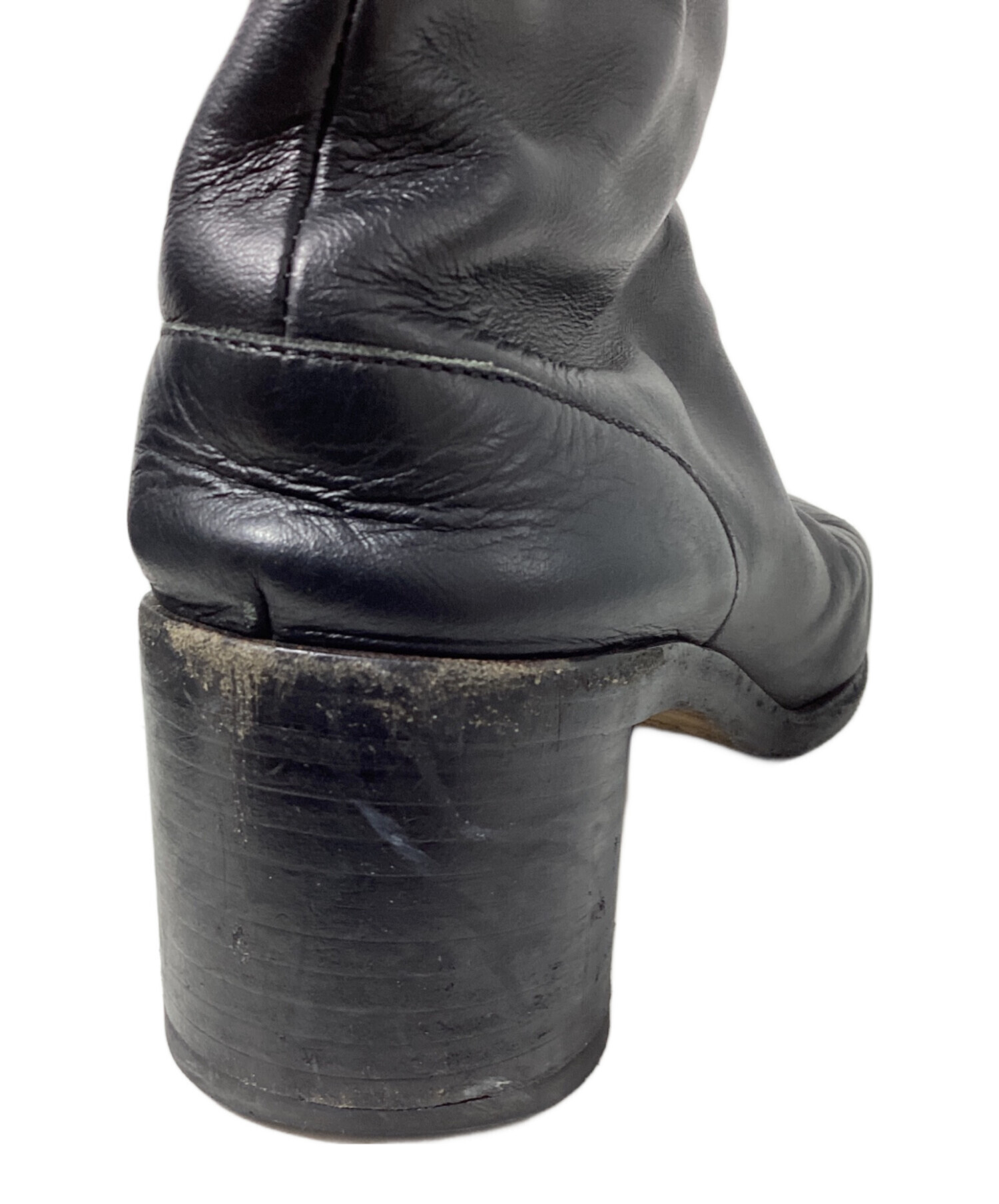 Maison Margiela タビブーツ黒/8㎝ 39サイズ 中古・古着通販】Maison Margiela (メゾンマルジェラ) タビブーツ