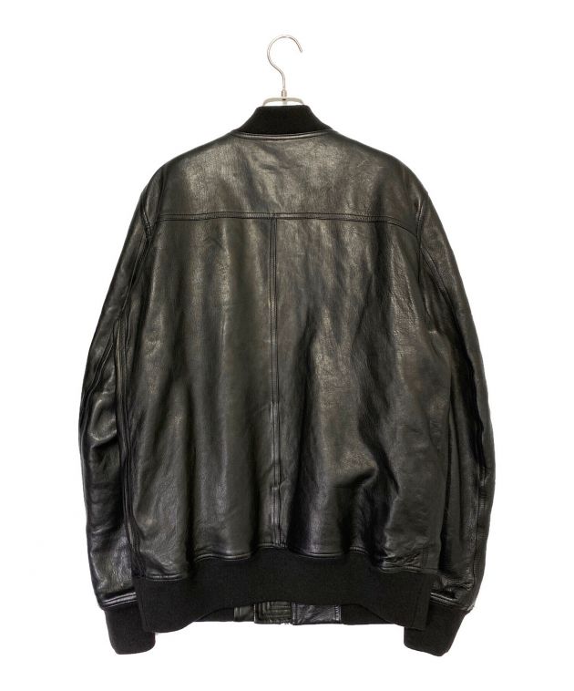 Rick Owens レザージャケット RICK OWENS (リック オウエンス) CROPPED JUMBO BAUHAUS STOOGES