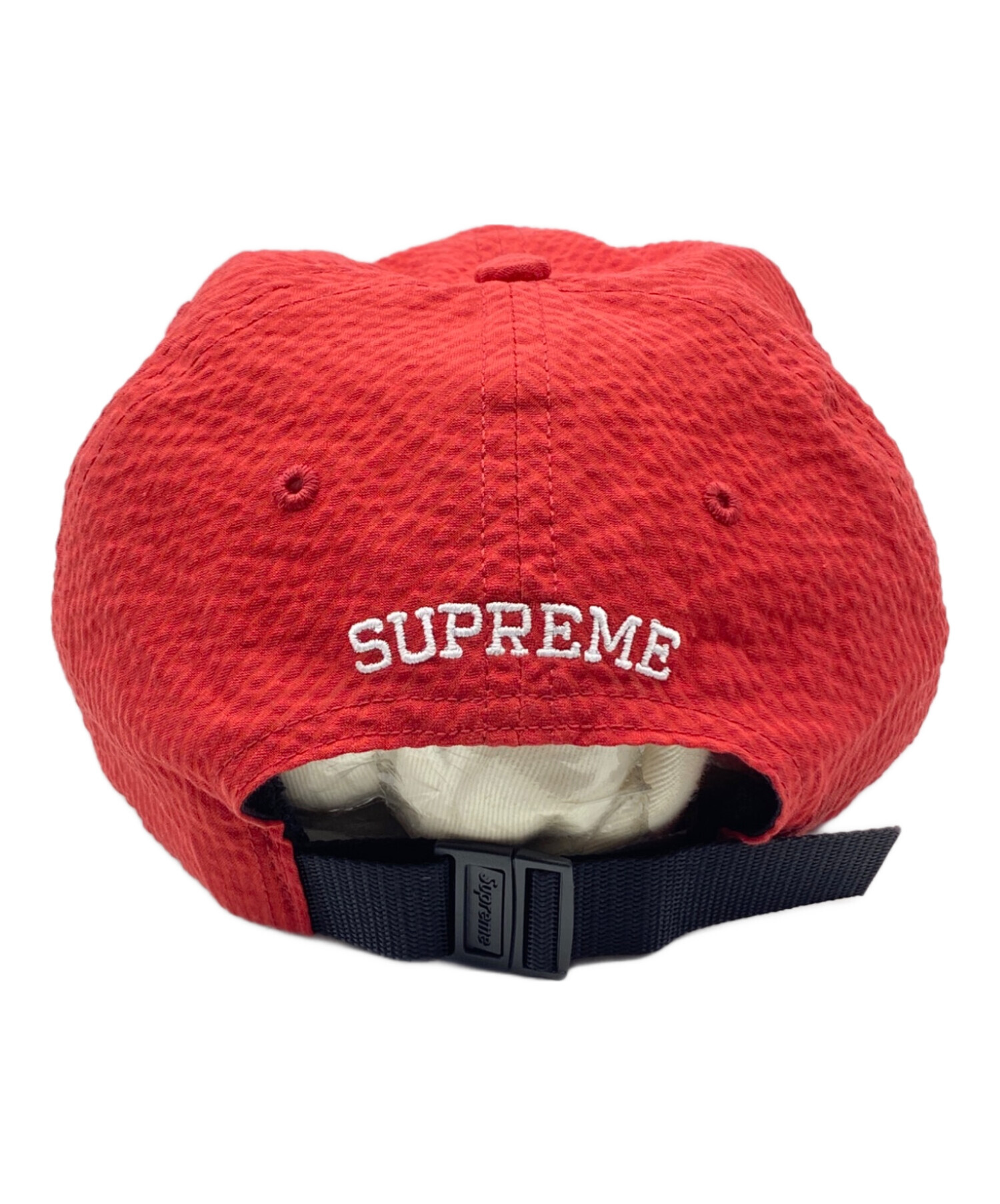 中古・古着通販】SUPREME (シュプリーム) Seersucker S Logo 6-Panel 