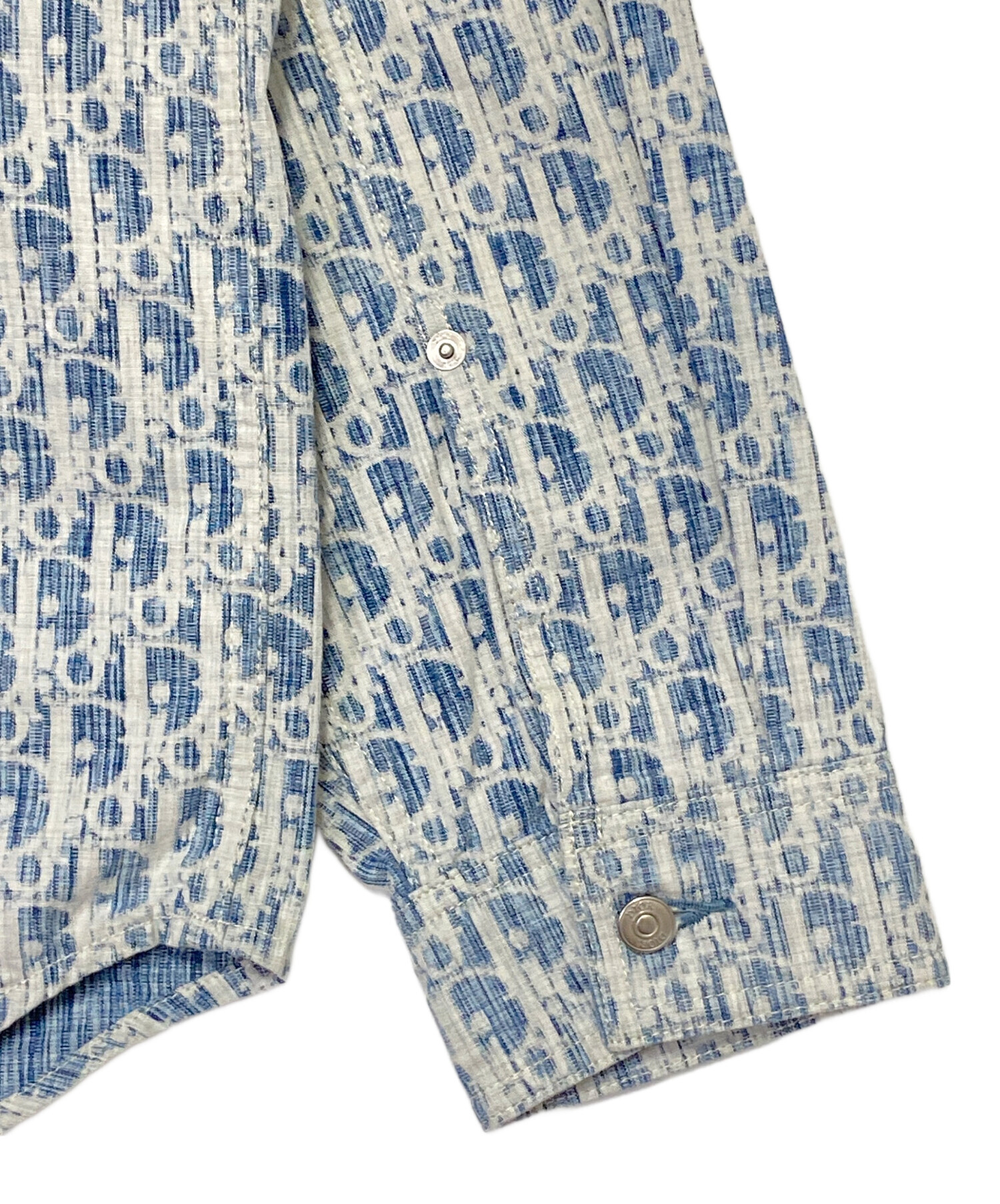 中古・古着通販】Dior (ディオール) オブリークシャツ スカイ 中古・古着通販】Dior (ディオール) オブリークシャツ スカイ