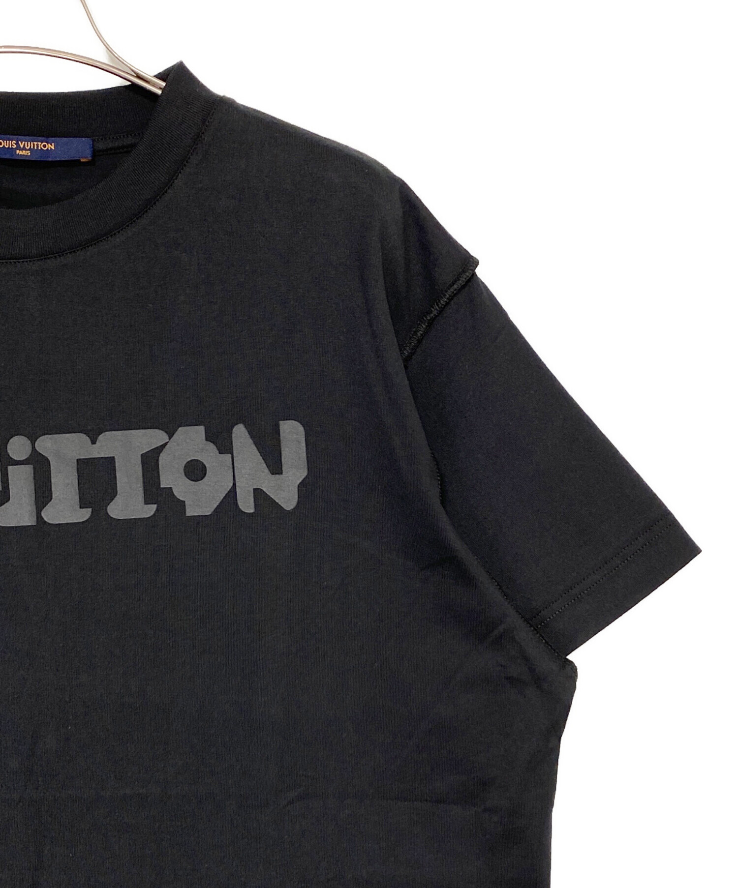 新品タグ付】 ルイヴィトン Tシャツ テルモヒートリアクティブ ブラック S