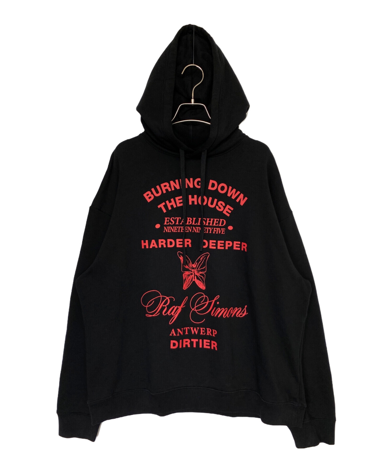 中古・古着通販】RAF SIMONS (ラフシモンズ) Burning Down Hoodie 