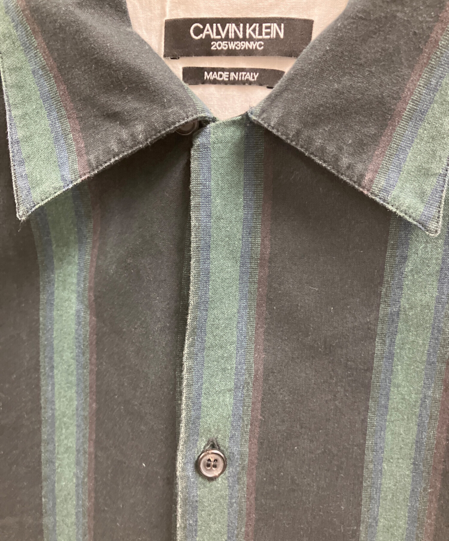 中古・古着通販】Calvin Klein (カルバンクライン) ストライプシャツ 