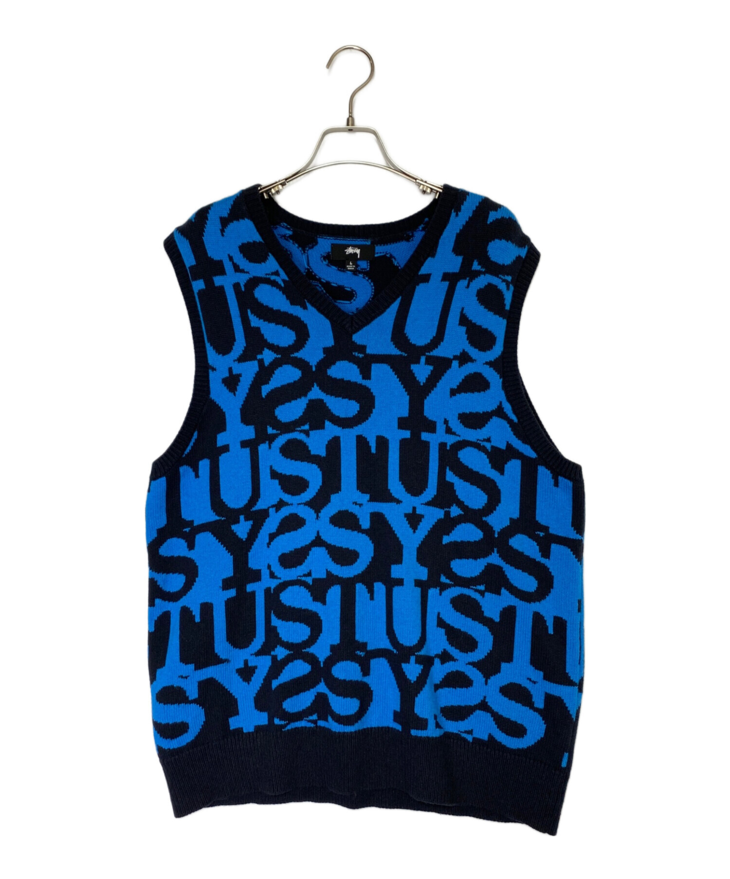 中古・古着通販】stussy (ステューシー) Stacked Sweater Vest 