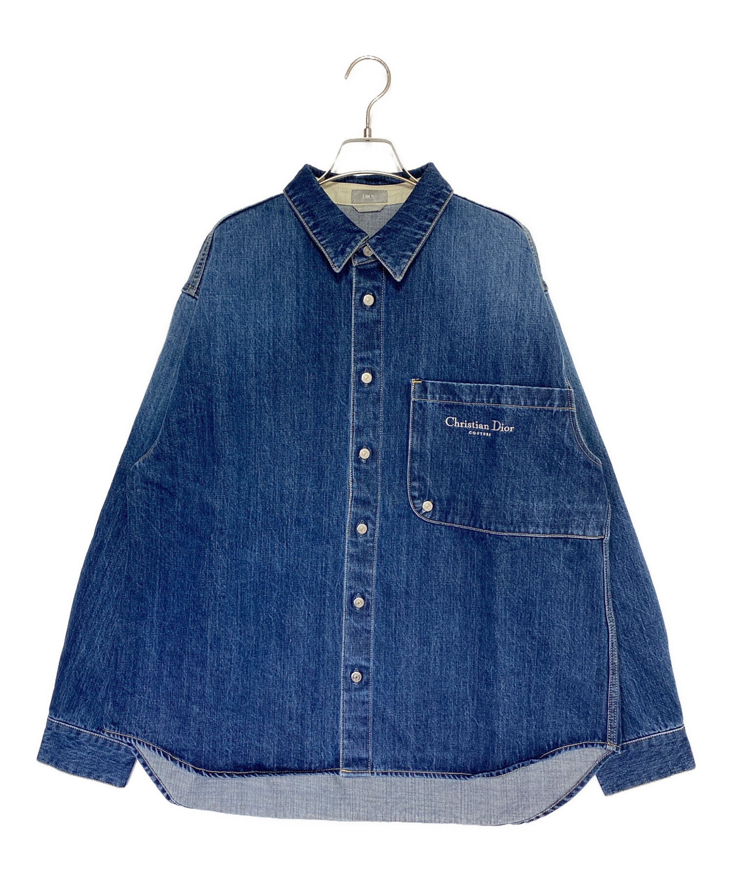 中古・古着通販】Dior (ディオール) オーバーシャツ インディゴ サイズ