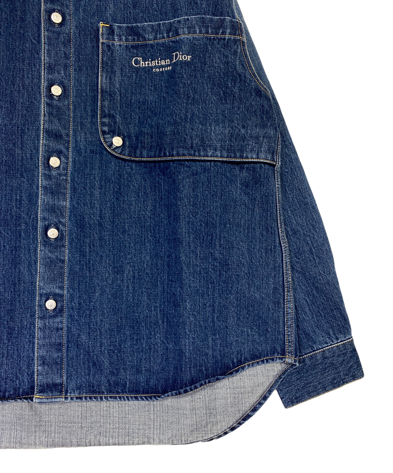 中古・古着通販】Dior (ディオール) オーバーシャツ インディゴ サイズ