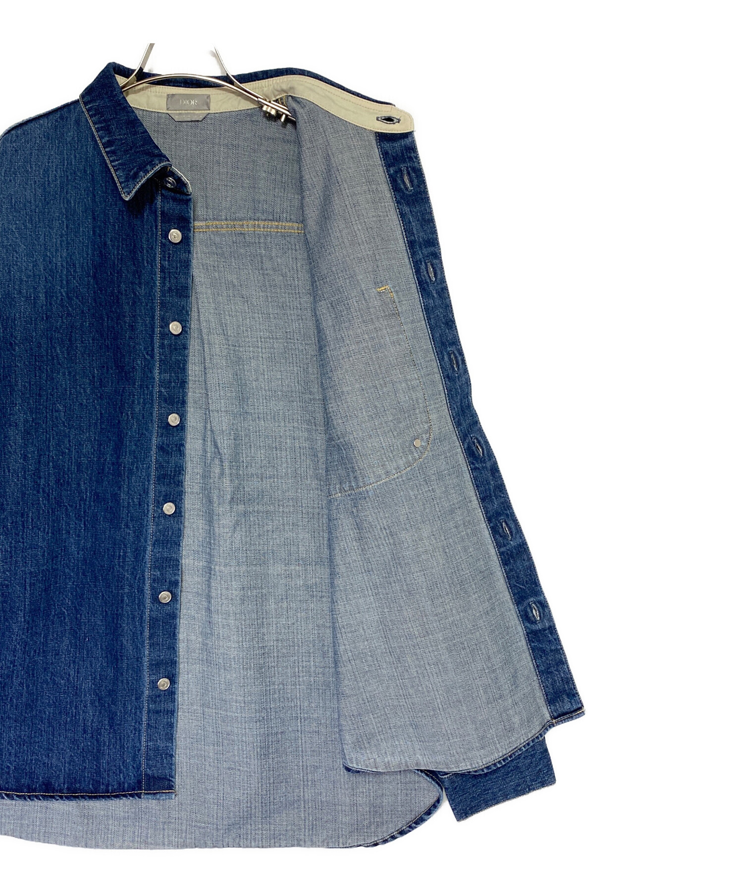 中古・古着通販】Dior (ディオール) オーバーシャツ インディゴ サイズ
