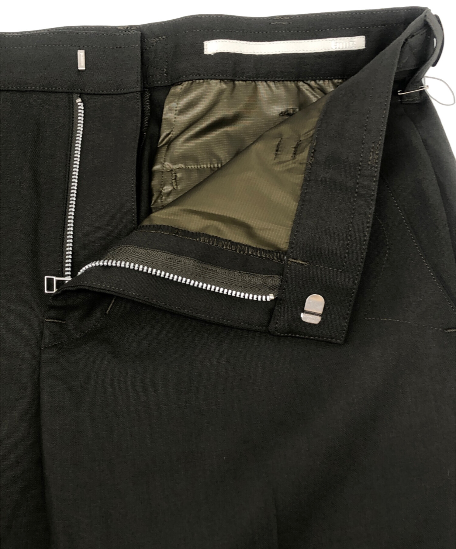 中古・古着通販】Tamme (タム) 98 SLACKS オリーブ サイズ:1｜ブランド