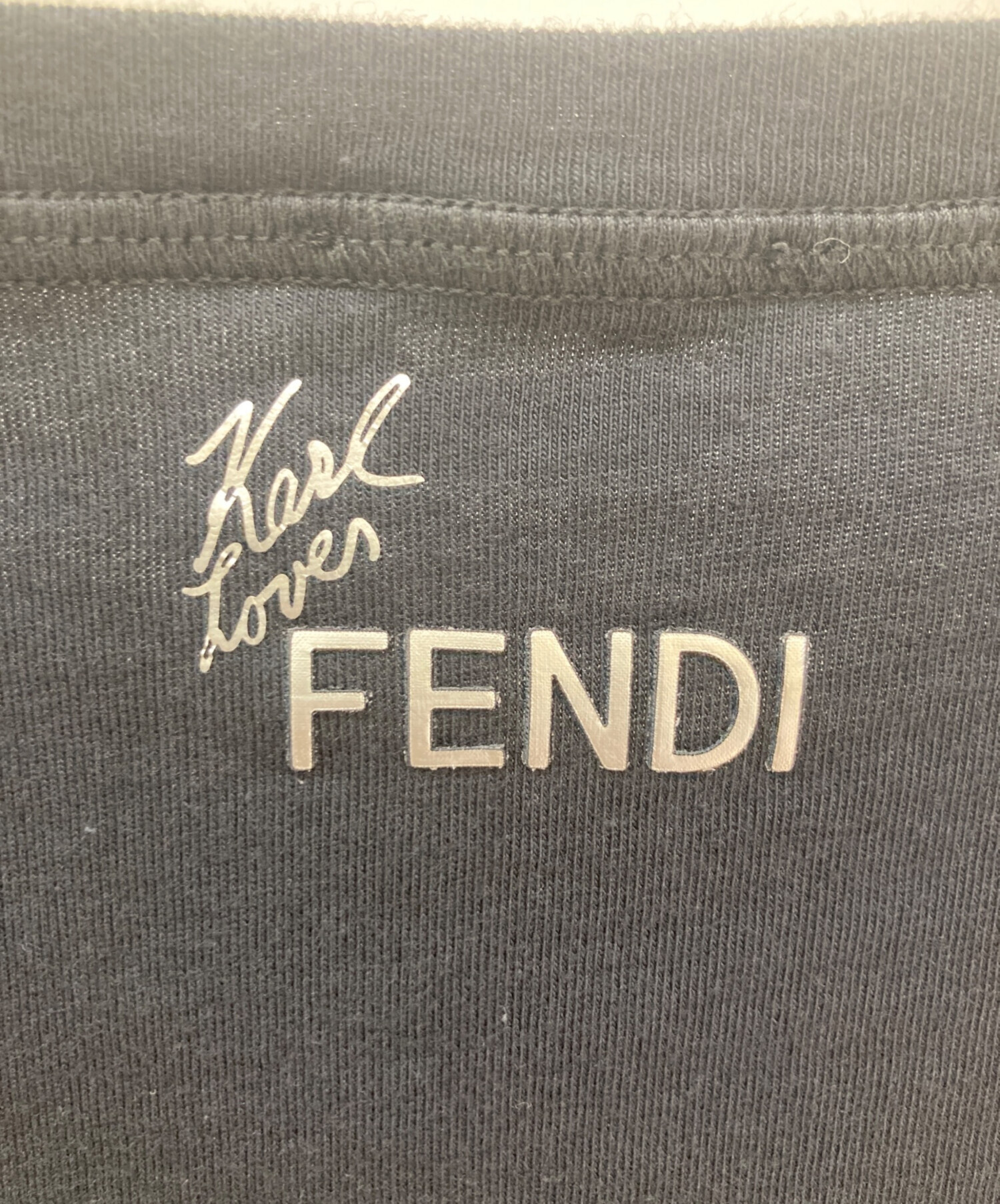 中古・古着通販】FENDI (フェンディ) カールラガーフェルド Tシャツ 