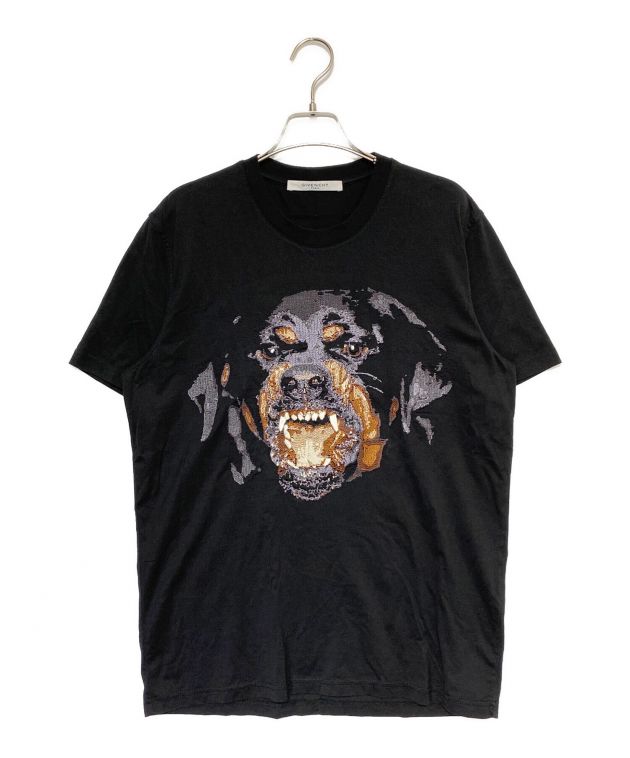 中古・古着通販】GIVENCHY (ジバンシィ) ロットワイラー刺繍Tシャツ