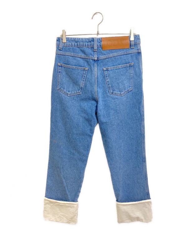 中古・古着通販】LOEWE (ロエベ) フィッシャーマンロールアップデニム