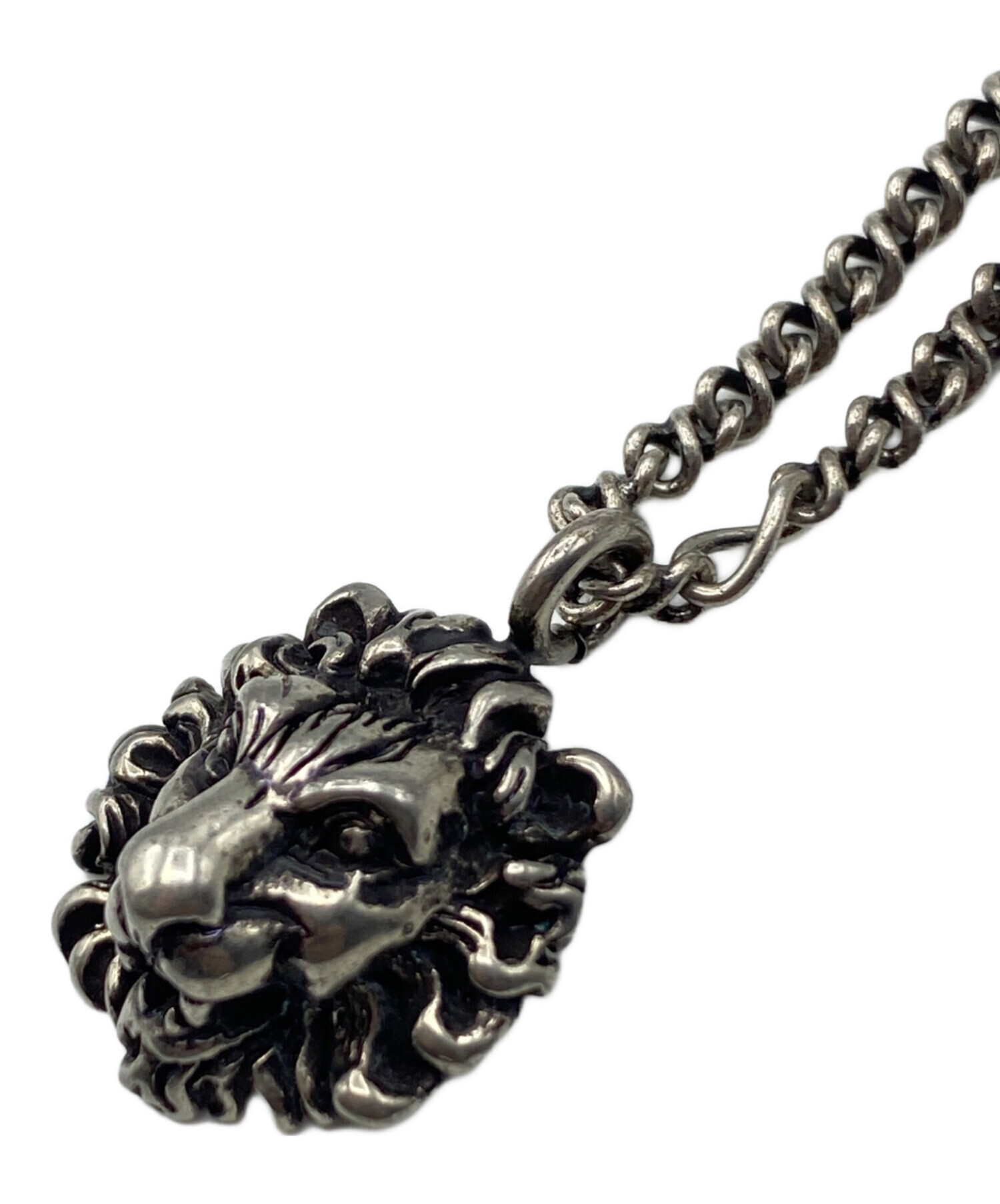 ‼️希少モデル ‼️ GUCCI ライオンヘッドネックレス GUCCI（グッチ） □□ ライオンヘッド ペンダント付き ネックレス