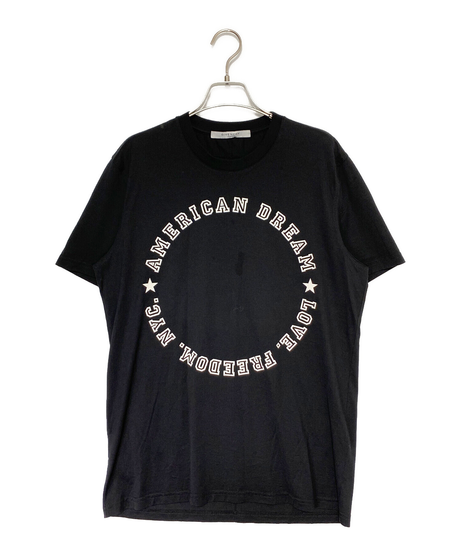 中古・古着通販】GIVENCHY (ジバンシィ) AMERICAN DREAM TEE ブラック