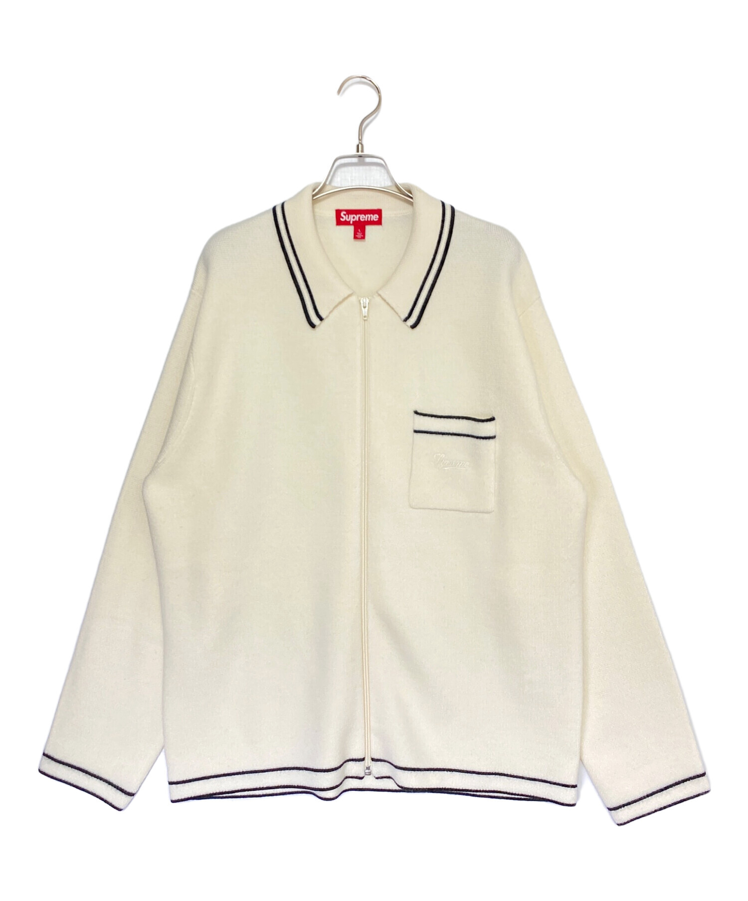 中古・古着通販】SUPREME (シュプリーム) Zip Up Polo Sweater 