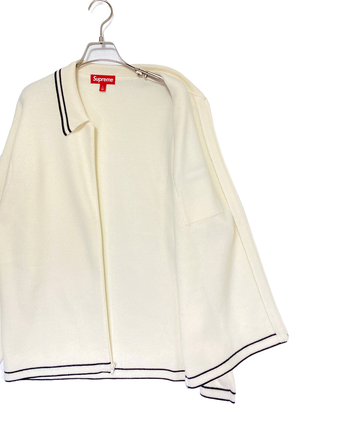 中古・古着通販】SUPREME (シュプリーム) Zip Up Polo Sweater 