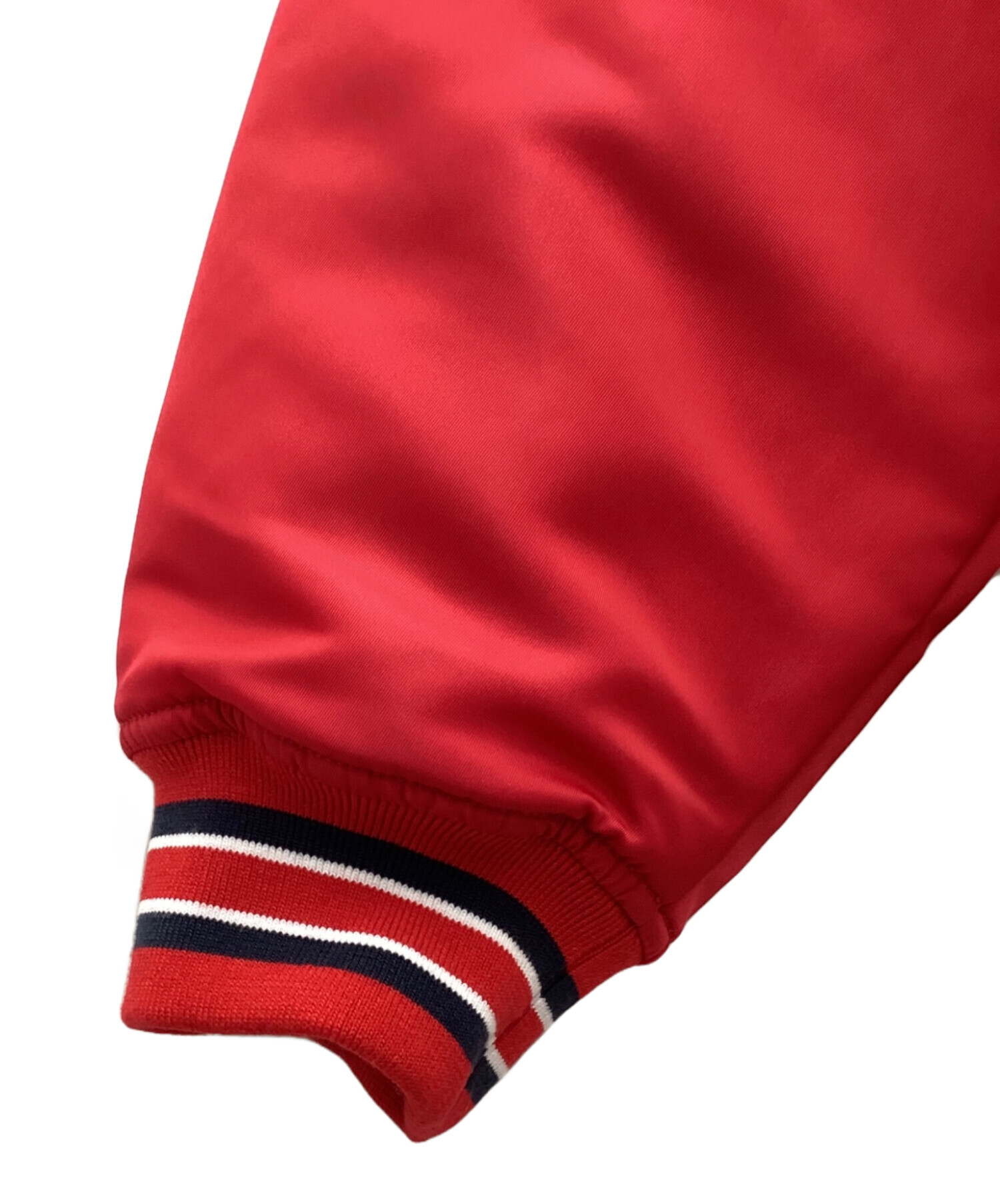中古・古着通販】Champion (チャンピオン) スナップジャケット レッド 