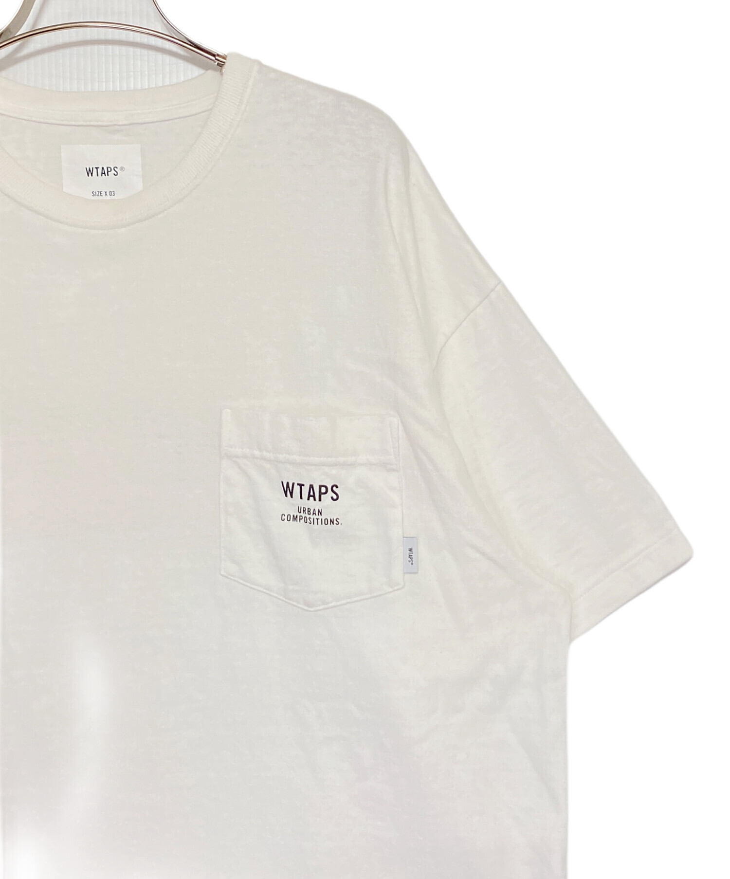 中古・古着通販】WTAPS (ダブルタップス) Tシャツ ホワイト サイズ:03