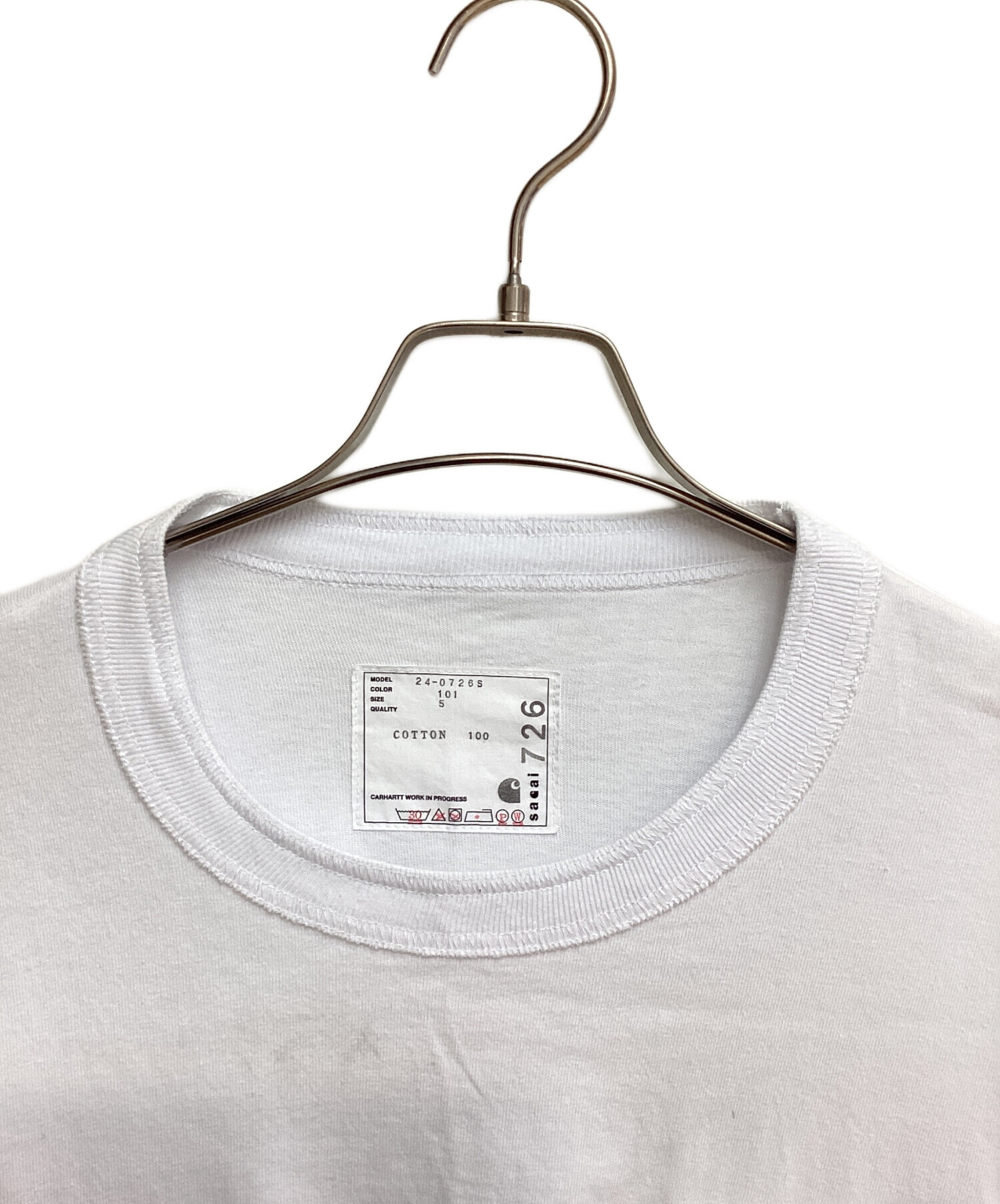 中古・古着通販】sacai (サカイ) CarHartt (カーハート) WIP L/S T 