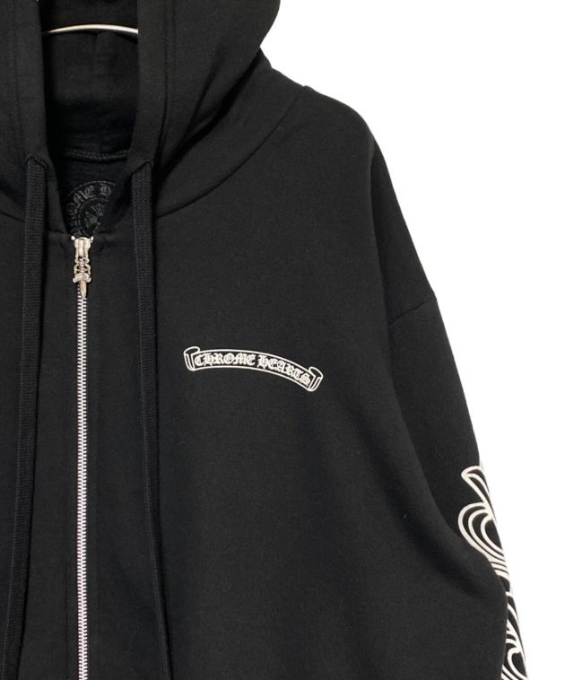 中古・古着通販】CHROME HEARTS (クロムハーツ) パーカー ブラック