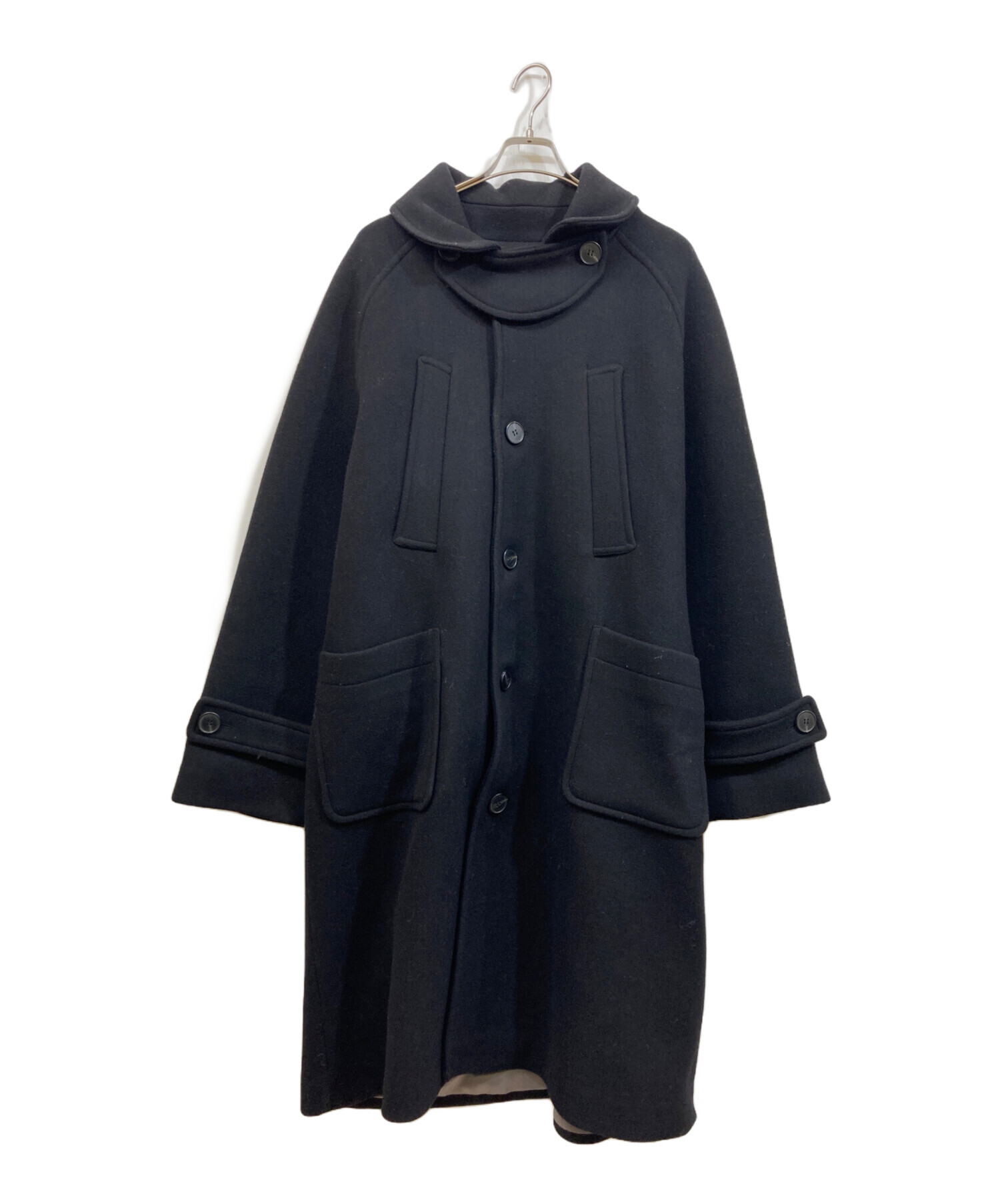 Undermycar(アンダーマイカー) オーバーサイズ ウールコート 中古・古着通販】UNDERMYCAR (アンダーマイカー) BALMACAAN OVERSIZED