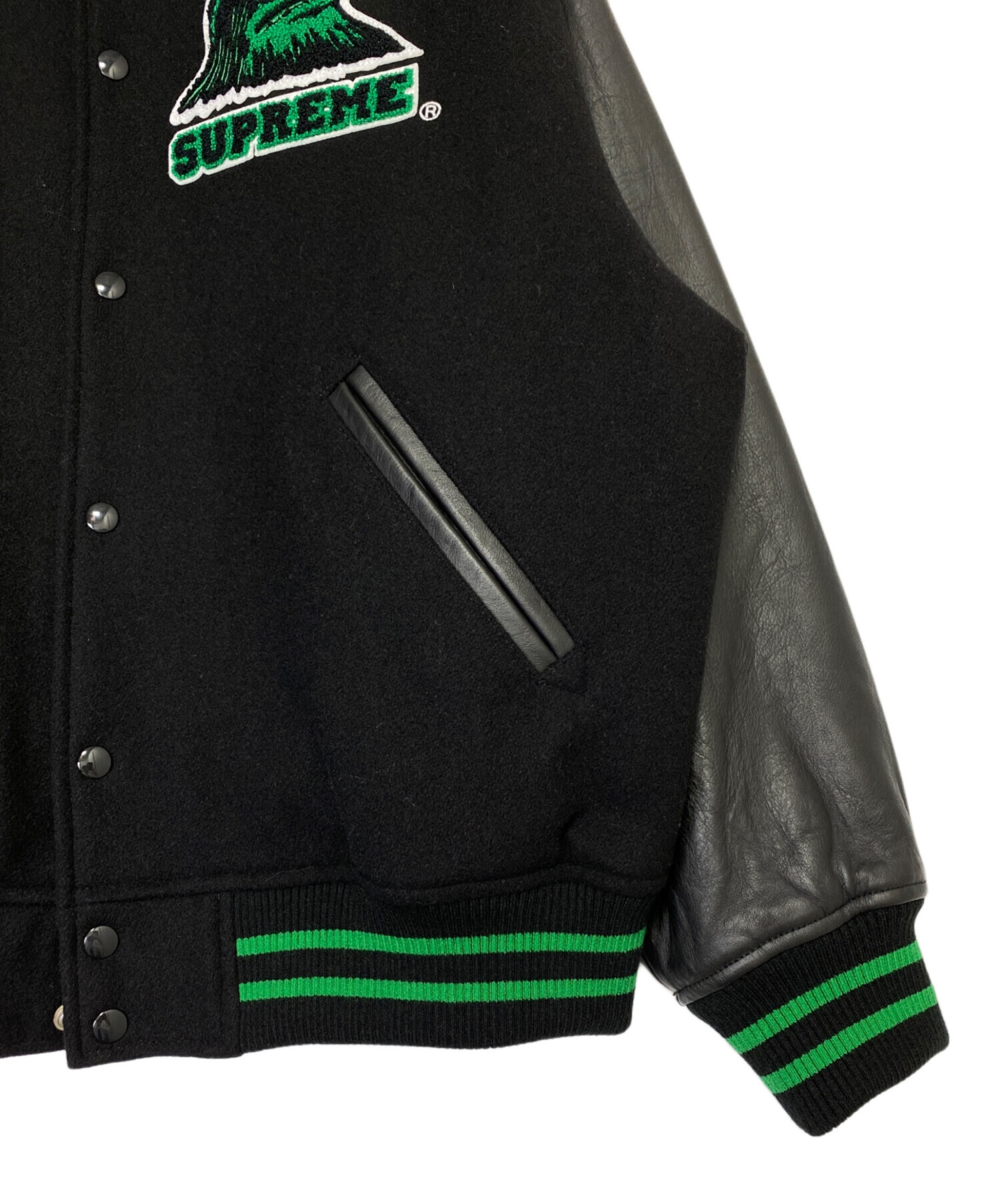 中古・古着通販】SUPREME (シュプリーム) Wave Varsity Jacket