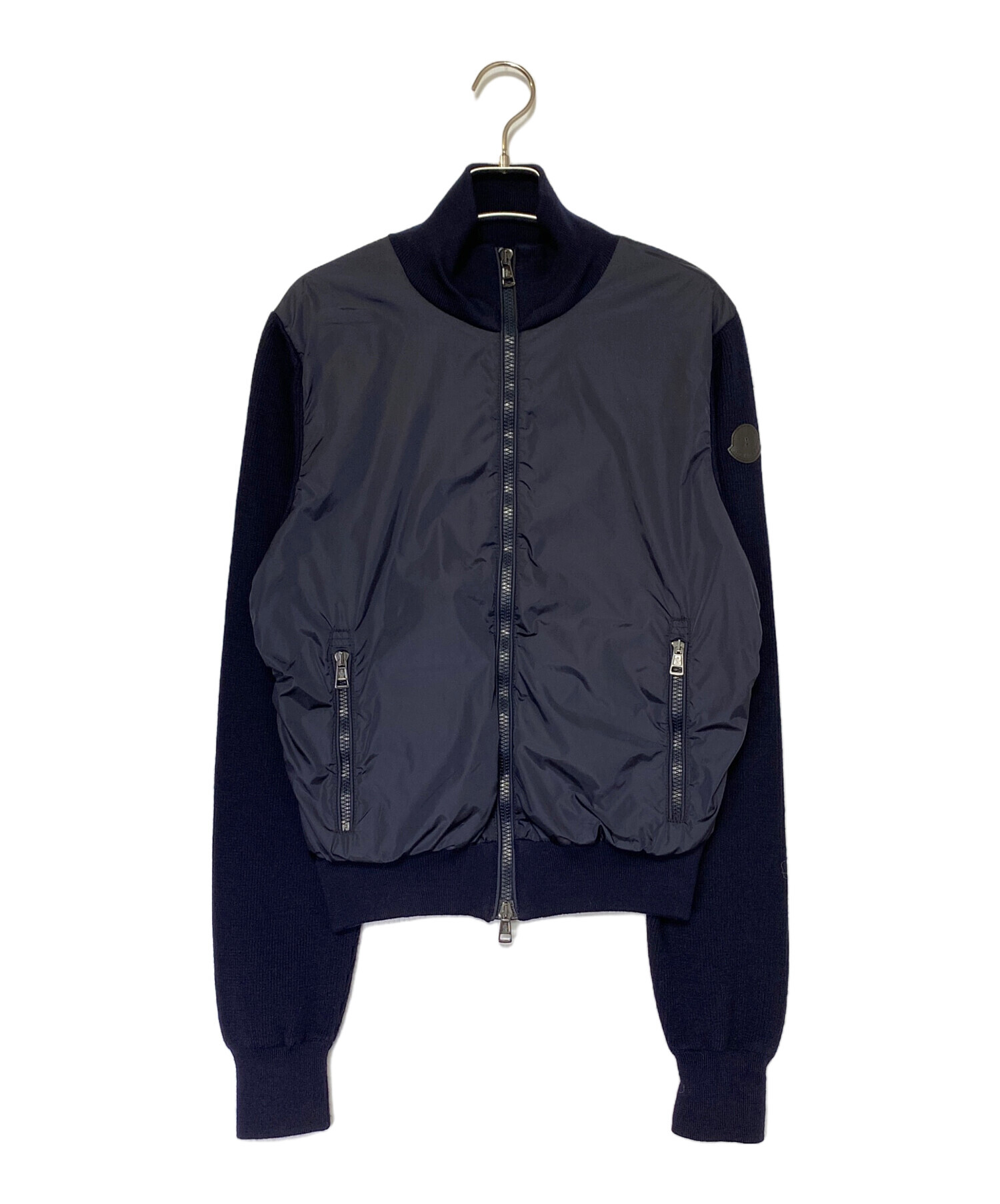 Moncler CARDIGAN TRICOT ネイビー　Lサイズ 中古・古着通販】MONCLER (モンクレール) MAGLIONE TRICOT CARDIGAN