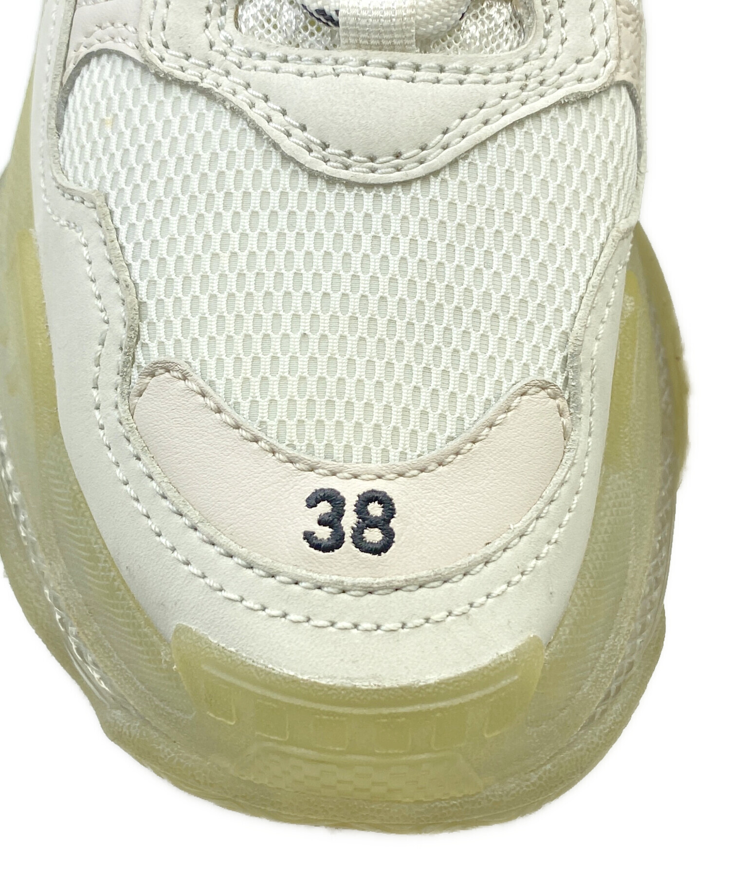中古・古着通販】BALENCIAGA (バレンシアガ) Triple S ホワイト サイズ 