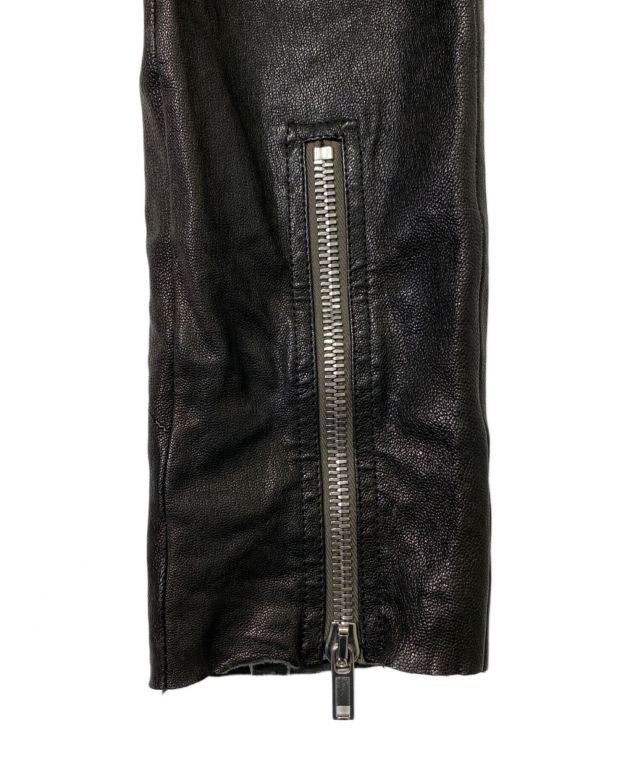 中古・古着通販】RICK OWENS (リックオウエンス) レザーパンツ