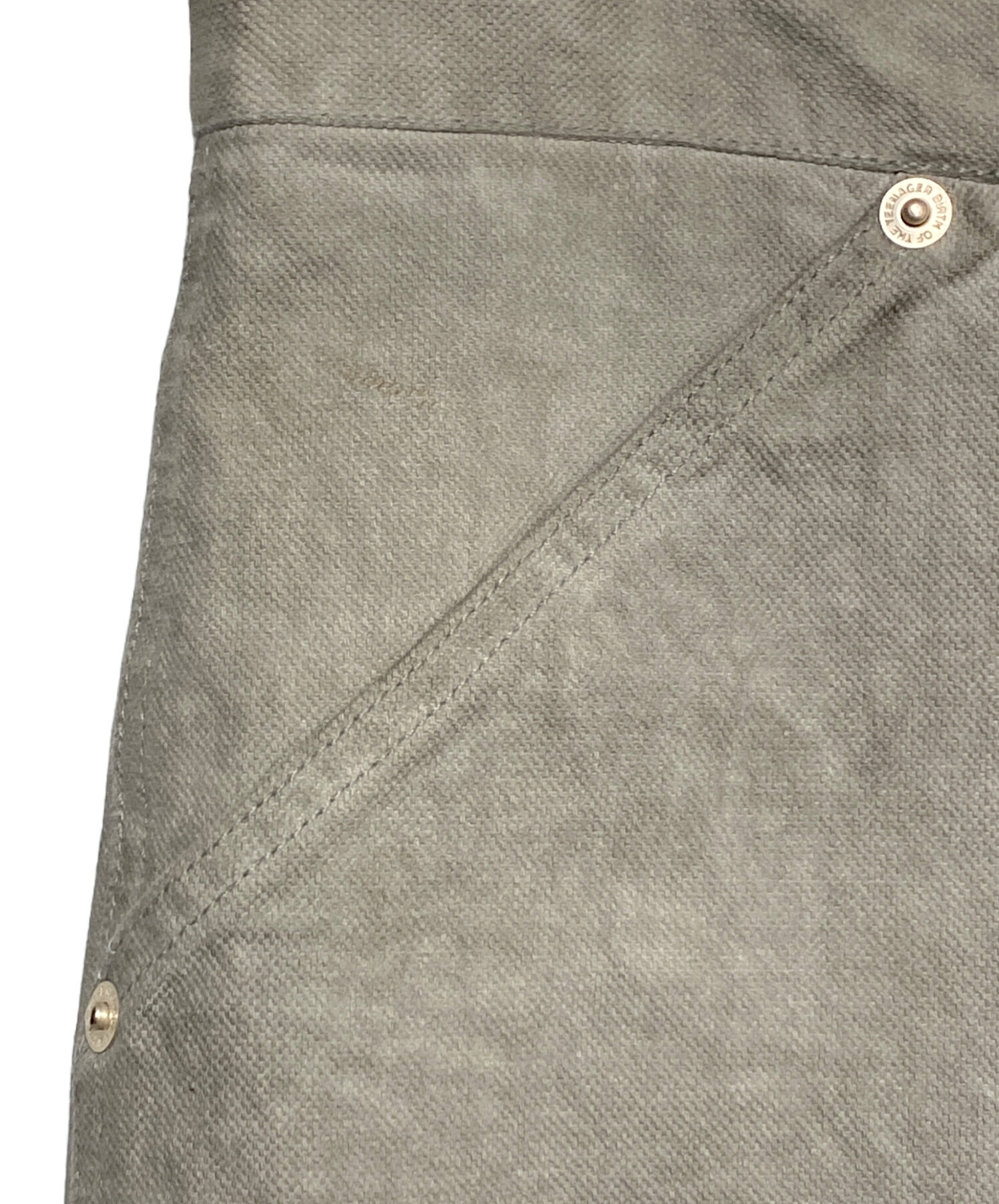 中古・古着通販】BoTT (ボット) Pigment Dyed Work Pant ライトグレー 