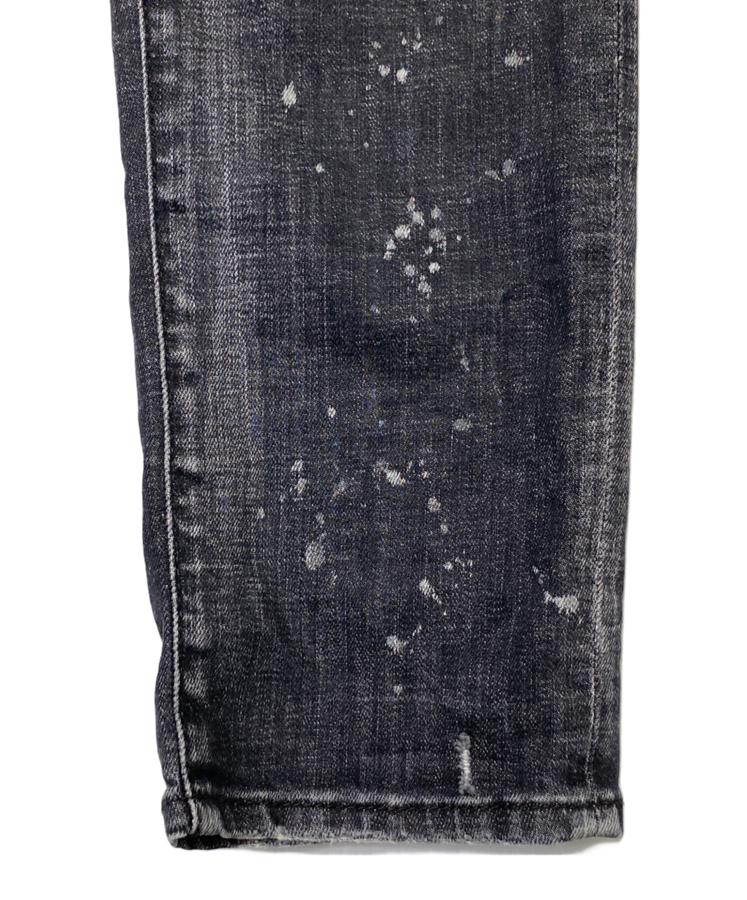 中古・古着通販】DSQUARED2 (ディースクエアード) ペイント加工デニム