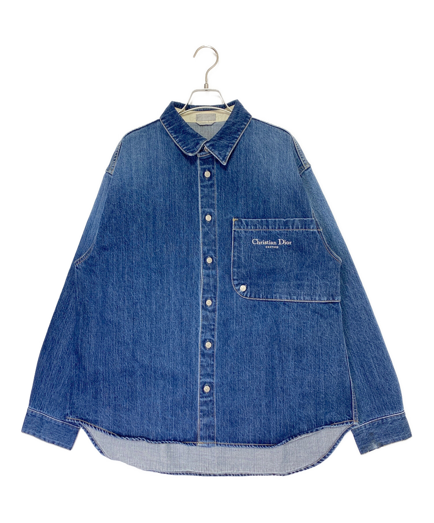 中古・古着通販】Dior (ディオール) オーバーシャツ インディゴ 中古・古着通販】Dior (ディオール) オーバーシャツ インディゴ