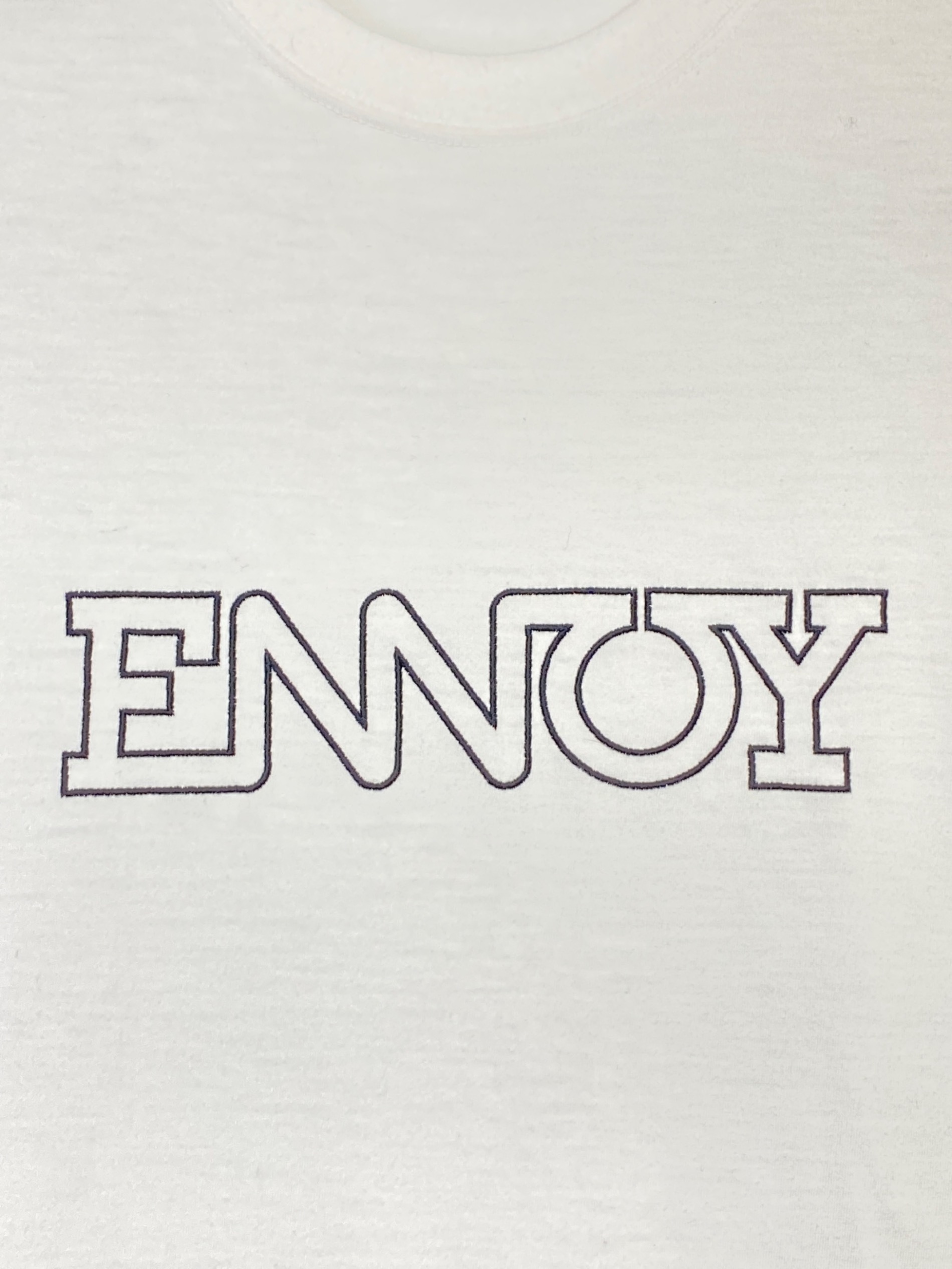 中古・古着通販】ENNOY (エンノイ) Electric Logo EMB T-Shirt