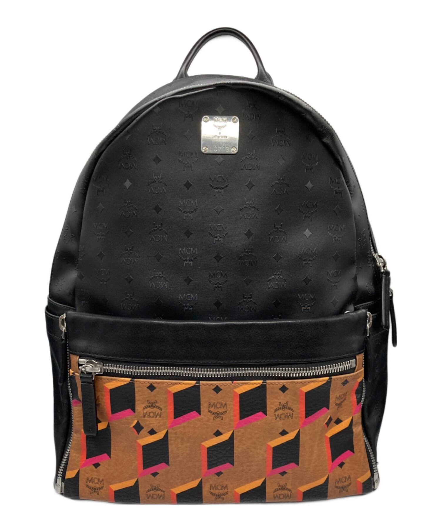 中古・古着通販】MCM (エムシーエム) バックパック ブラック｜ブランド