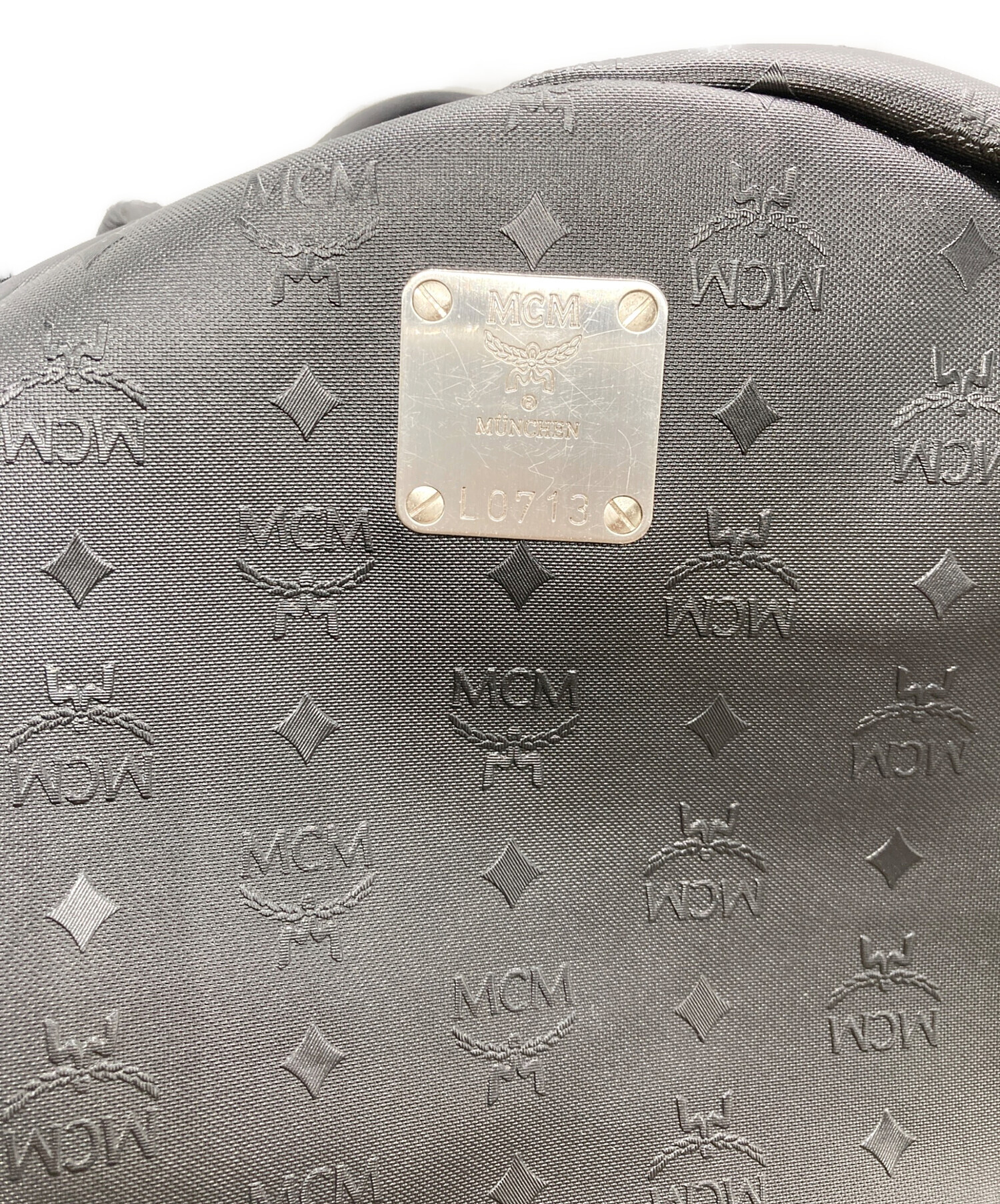 中古・古着通販】MCM (エムシーエム) バックパック ブラック｜ブランド