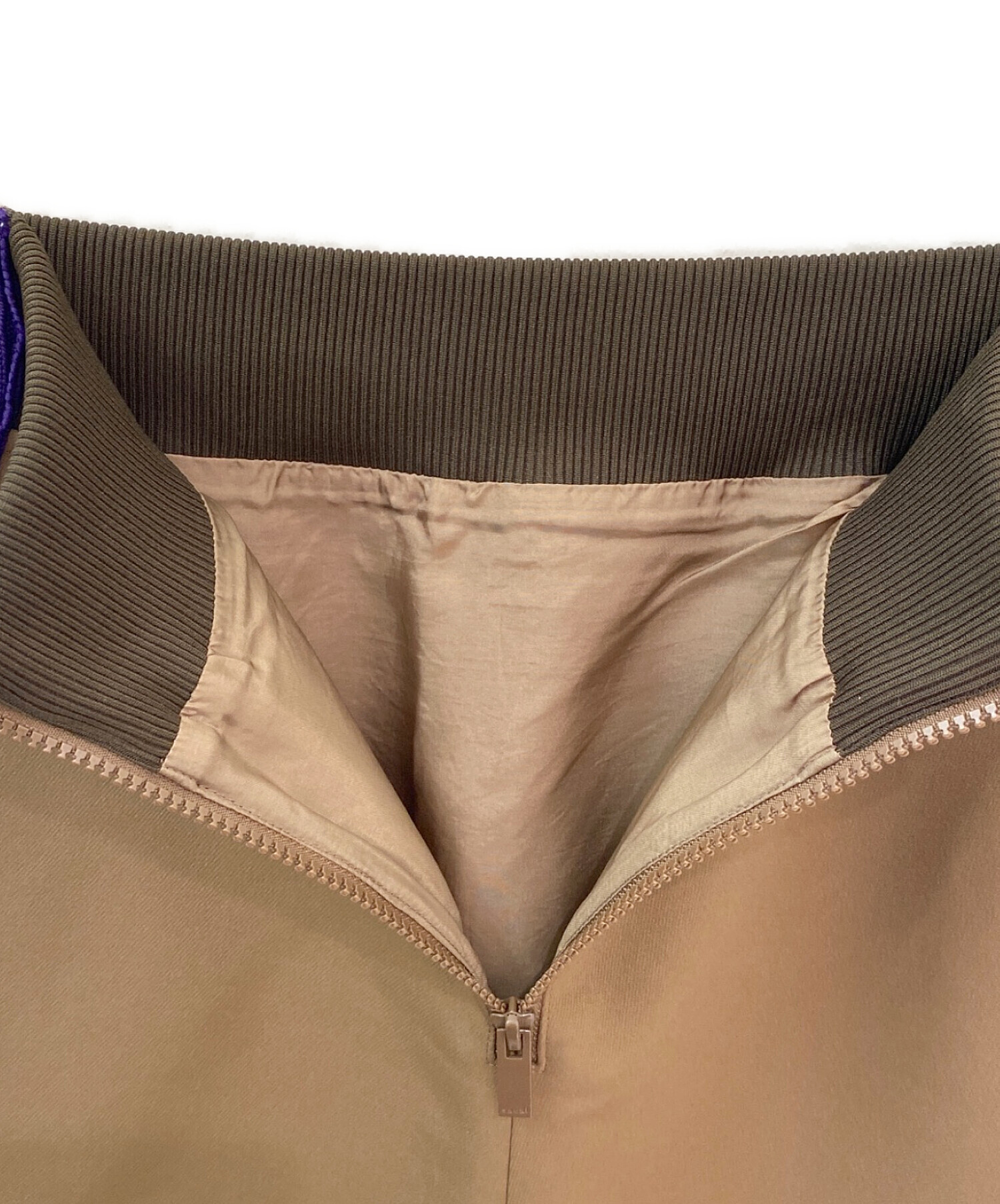 中古・古着通販】sacai (サカイ) Technical Jersey Skirt ブラウン