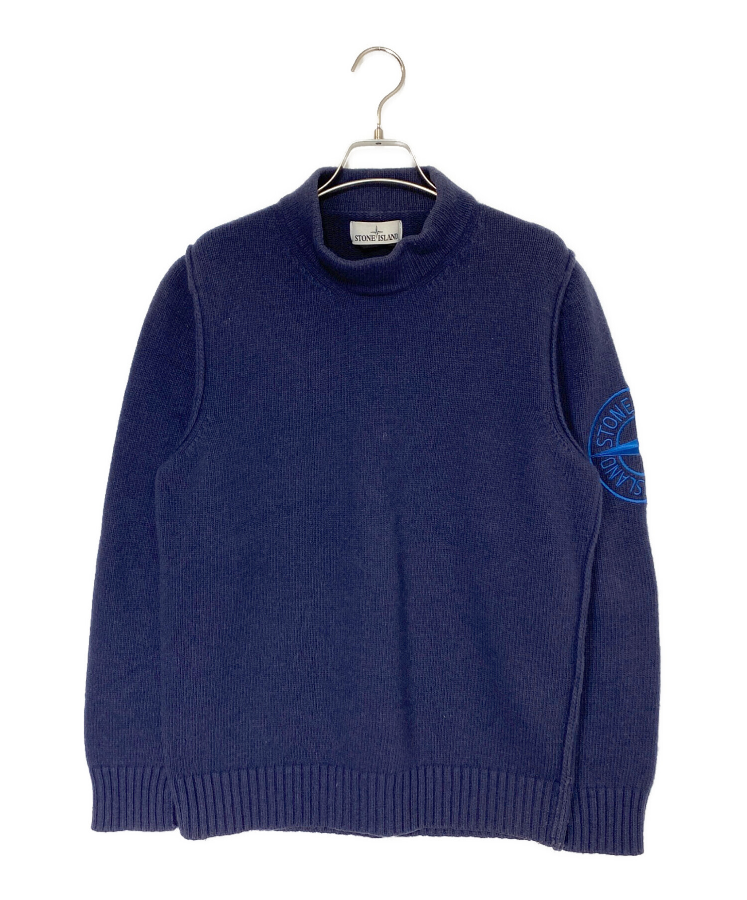 中古・古着通販】STONE ISLAND (ストーンアイランド) ニット ネイビー 