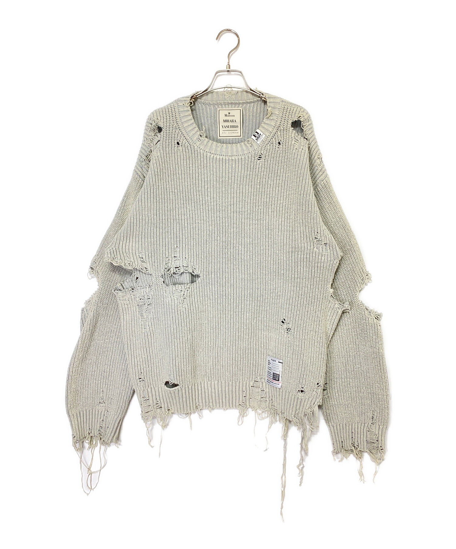 中古・古着通販】MIHARA YASUHIRO (ミハラヤスヒロ) Bleached Knit 