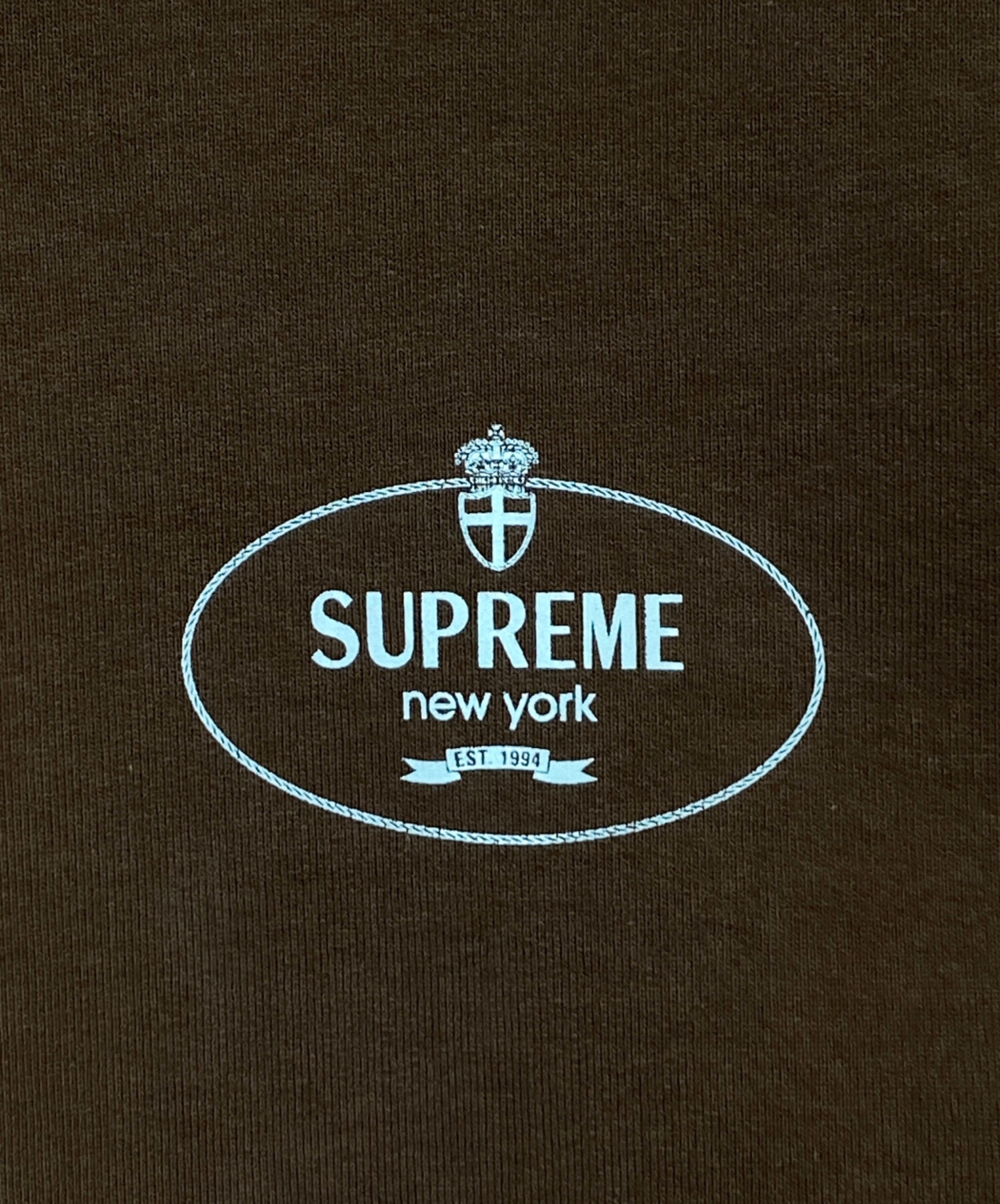 中古・古着通販】SUPREME (シュプリーム) Crest Crewneck ブラウン