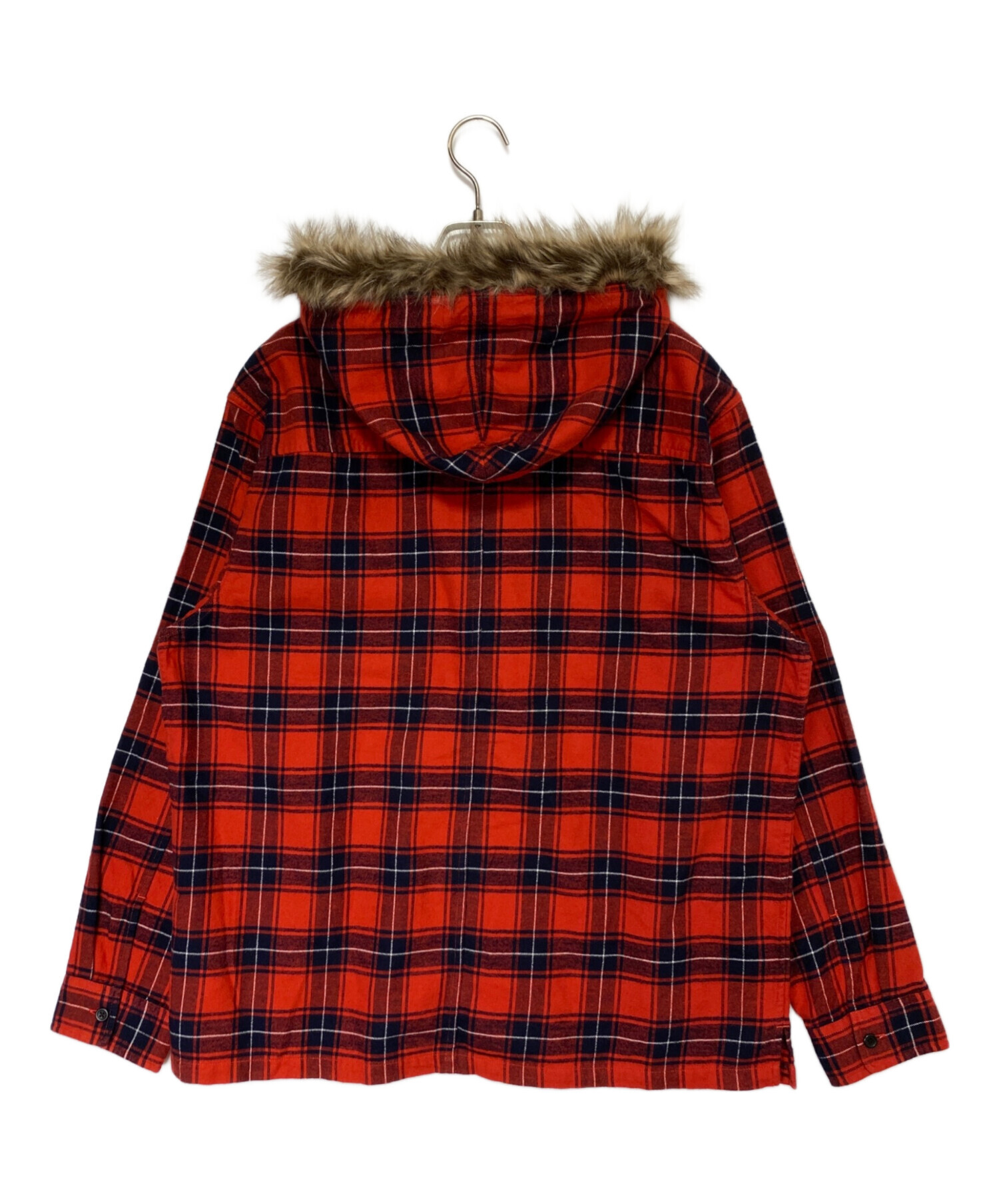 中古・古着通販】SUPREME (シュプリーム) Fur Trim Flannel Hooded 