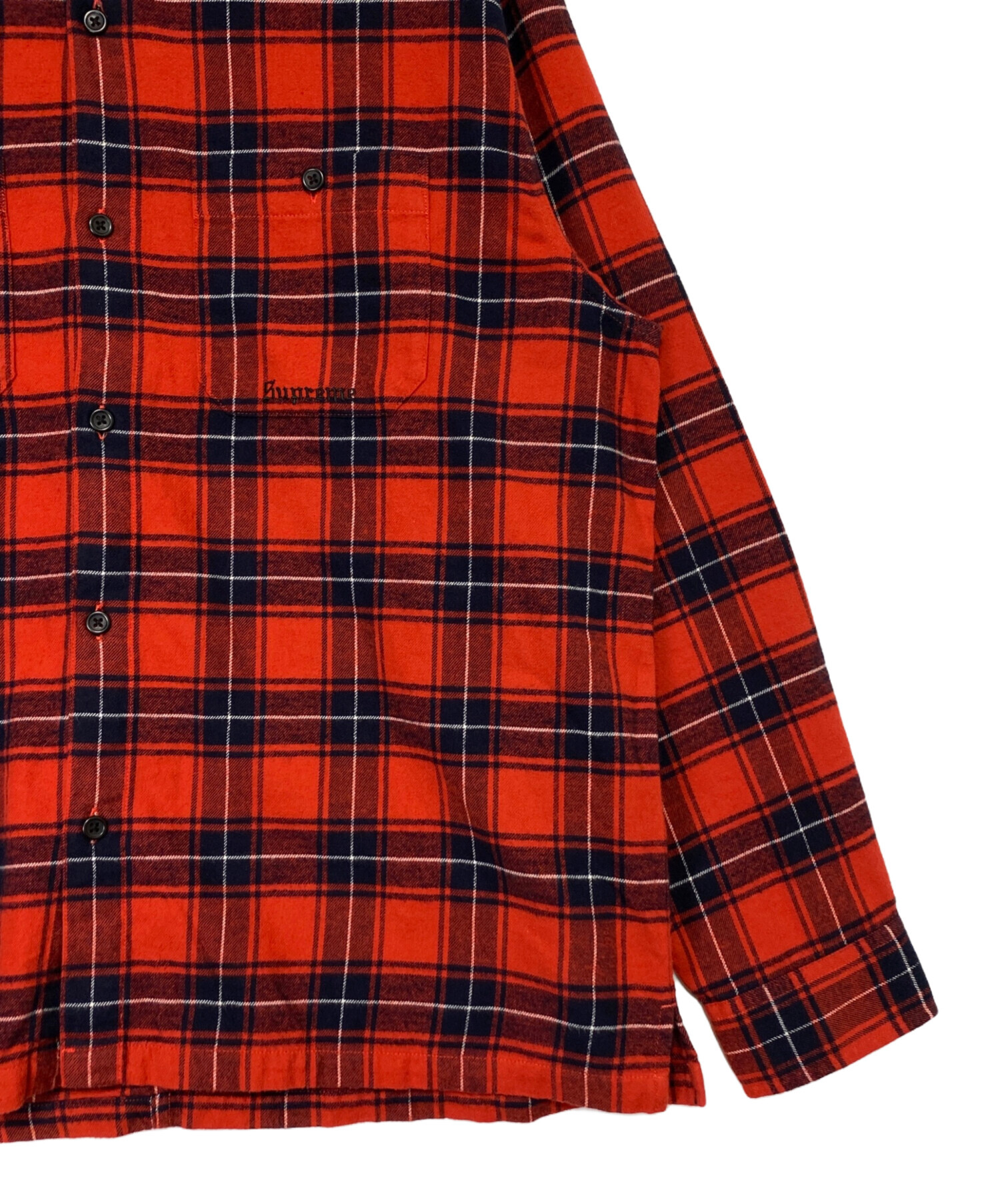 中古・古着通販】SUPREME (シュプリーム) Fur Trim Flannel Hooded 