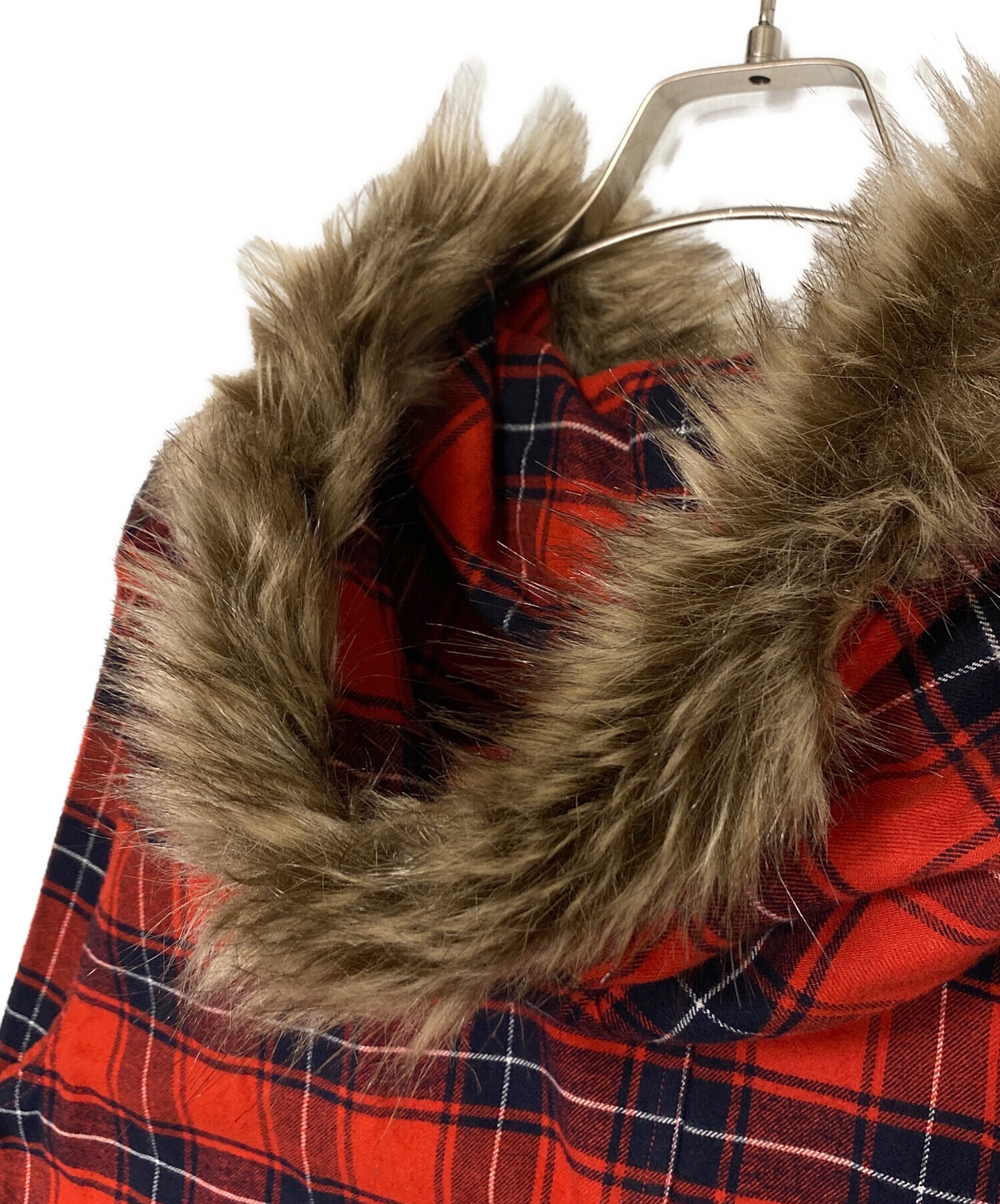中古・古着通販】SUPREME (シュプリーム) Fur Trim Flannel Hooded 