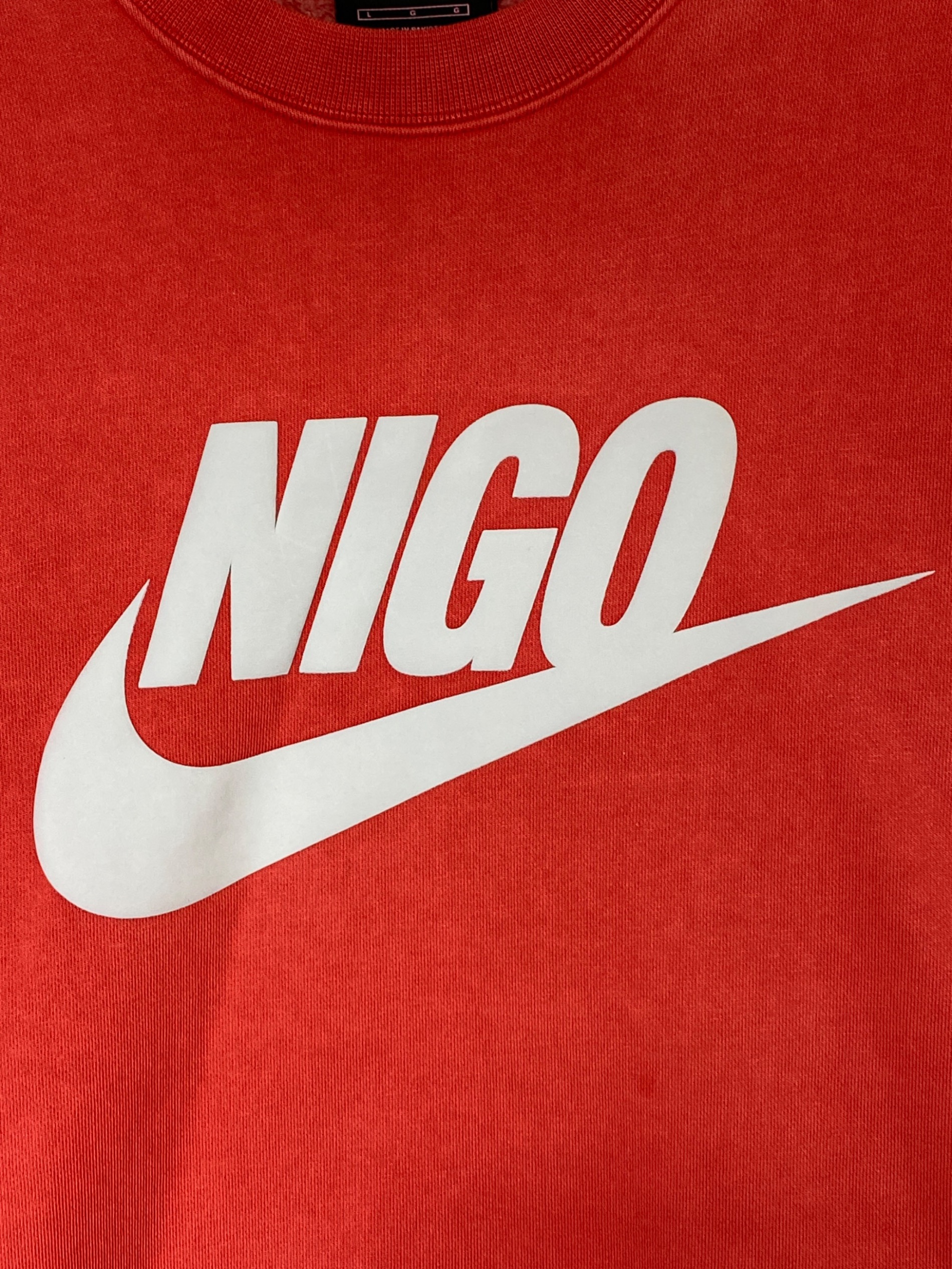 中古・古着通販】NIKE (ナイキ) NIGO (二ゴー) NIGO CREW FLC レッド 
