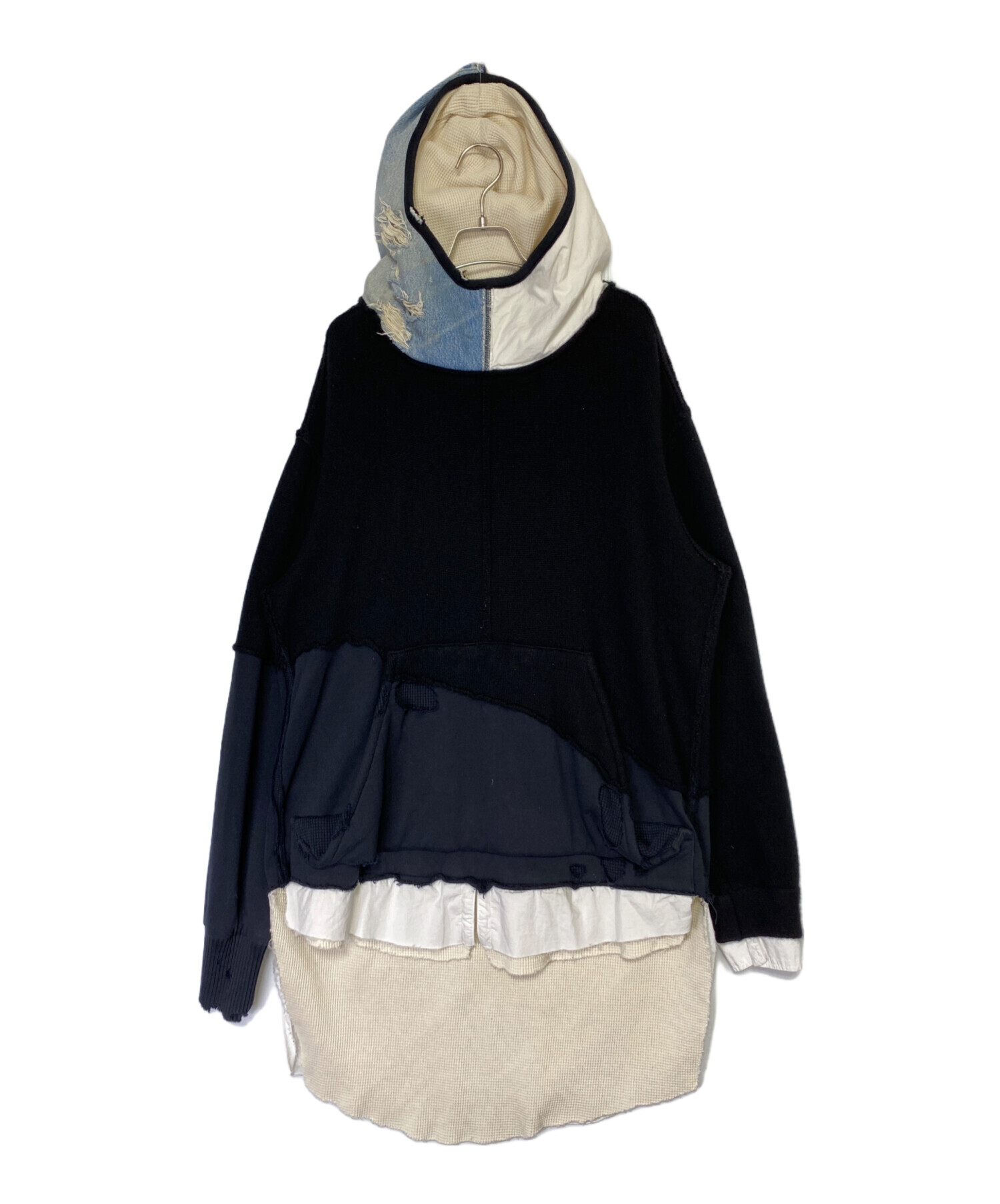 中古・古着通販】GREG LAUREN (グレッグローレン) 切替パーカー